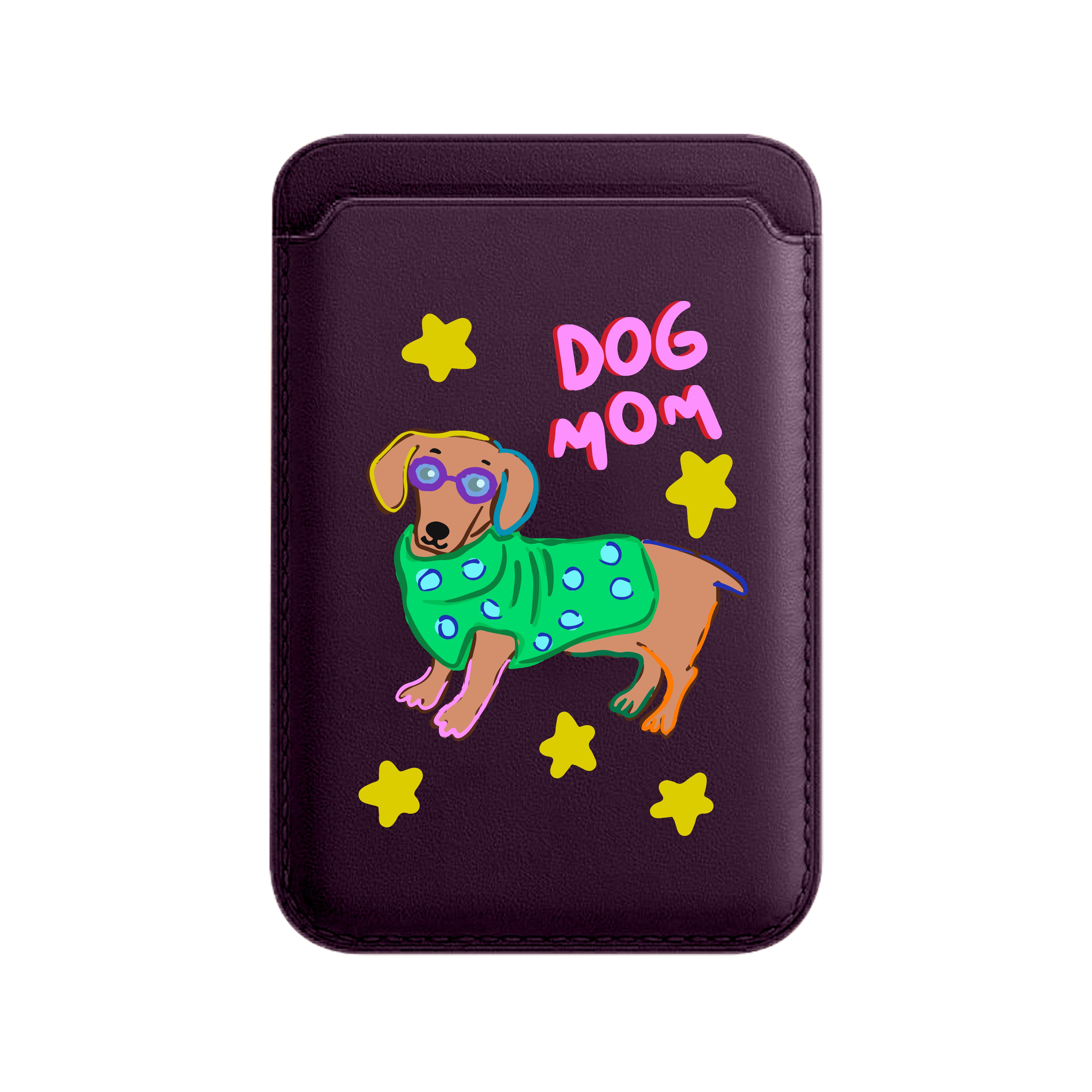 DOG MOM-Leather Kartlık