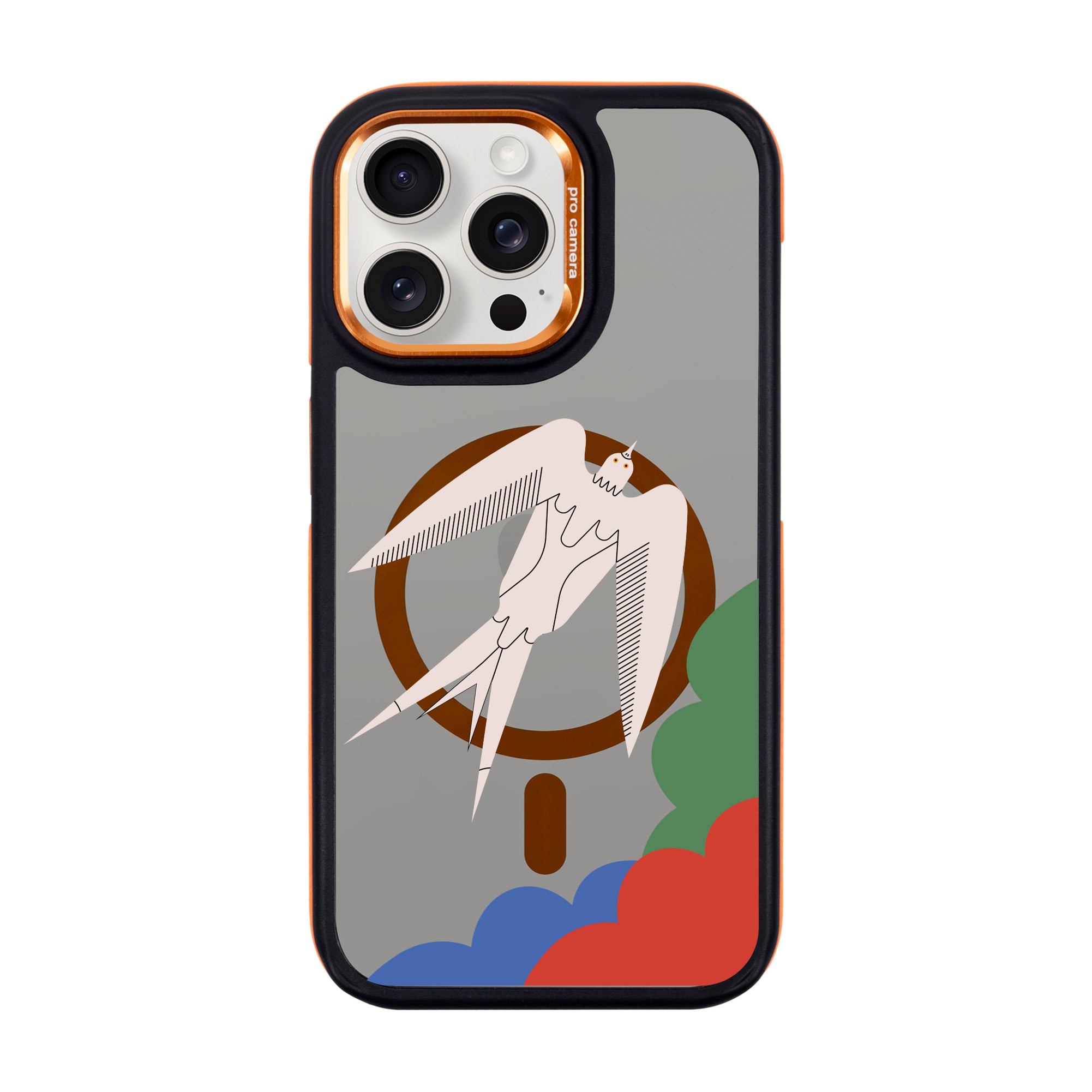 L’OISEAU LIBRE-iPhone Dark Kılıf MagSafe Özellikli