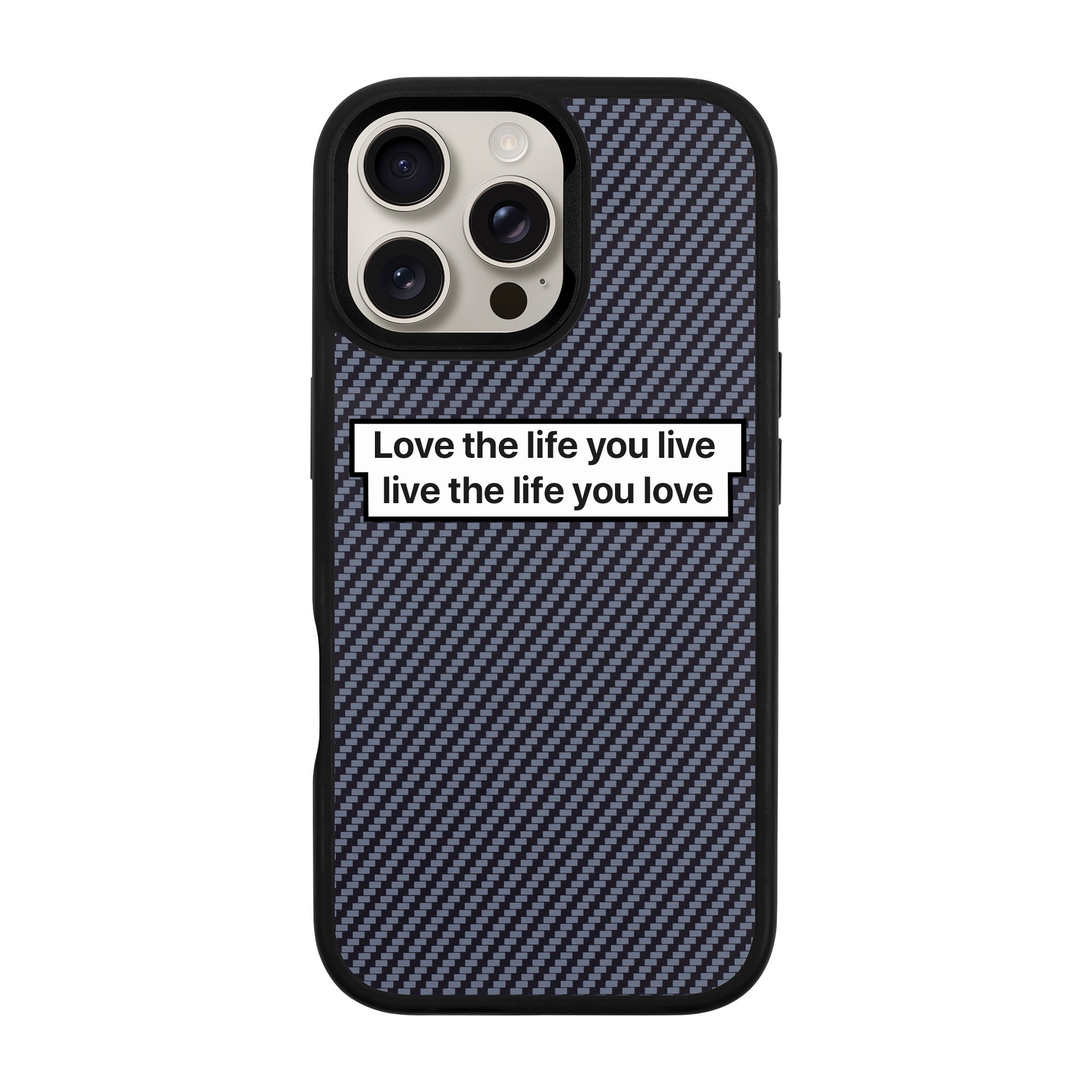 LOVE THE LIFE-iPhone Plaid Kılıf MagSafe Özellikli