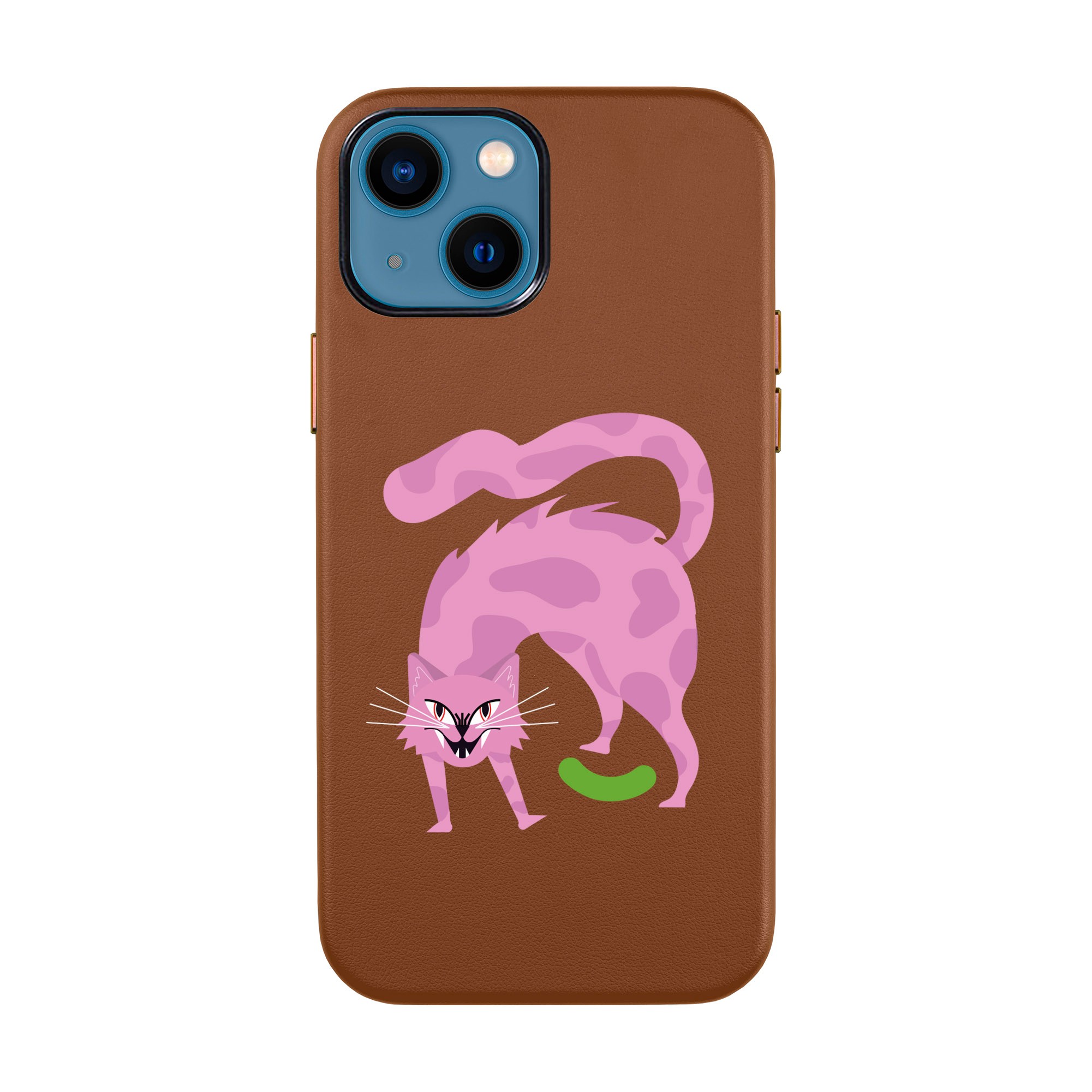 GRUMBLEPAWS-iPhone Leather Kılıf