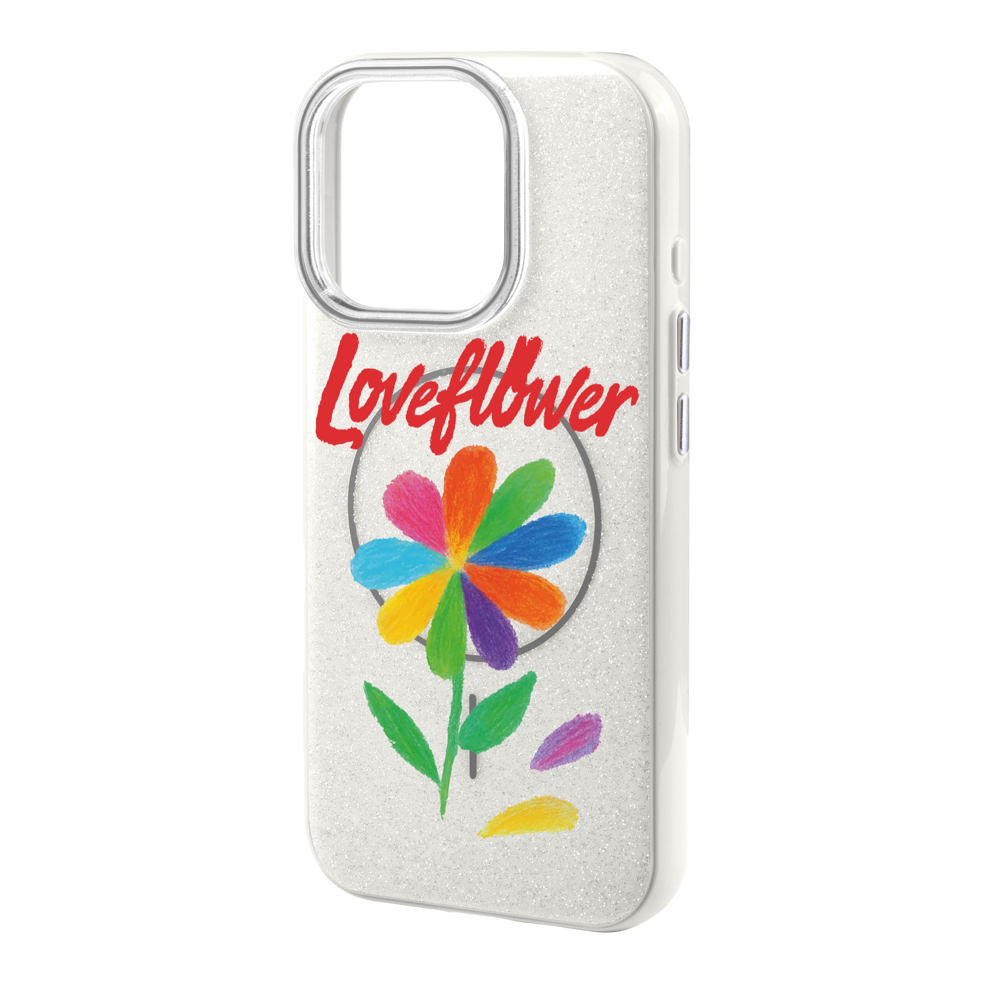 LOVE FLOWER-iPhone Radiant Kılıf MagSafe Özellikli