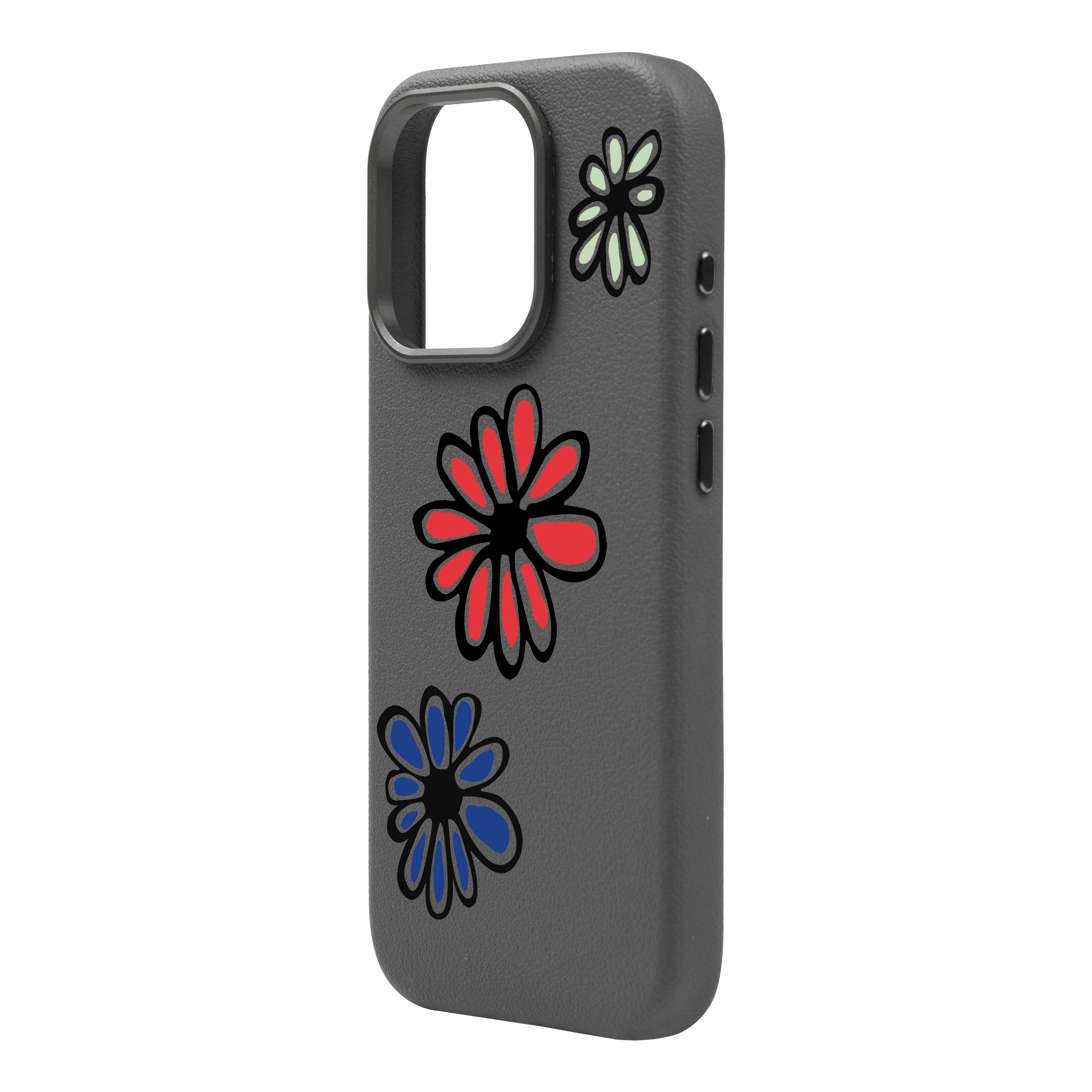 FLORIST-iPhone Leather 15 Premium Case with MagSafe