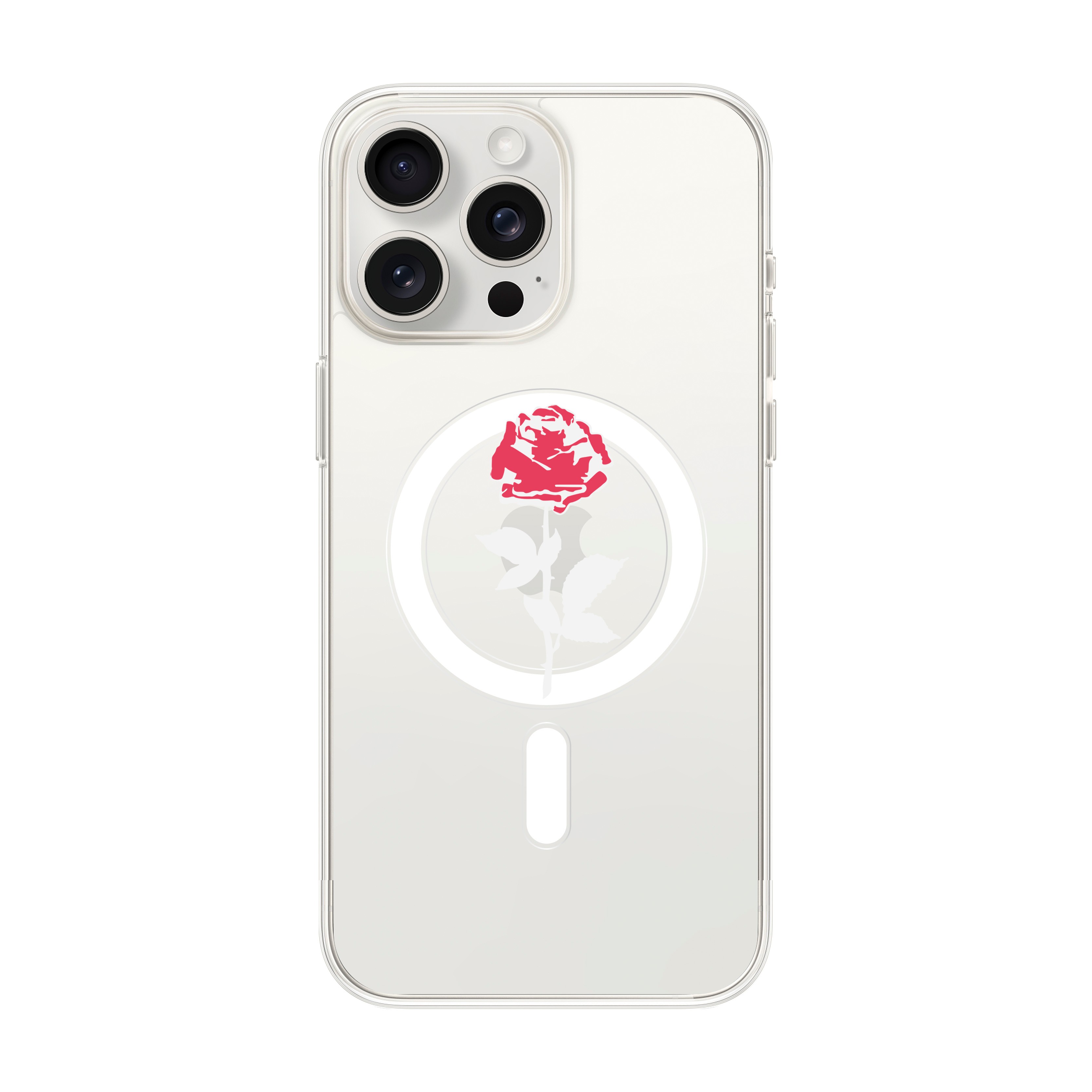 Naturel Rose - iPhone Clear Case with MagSafe