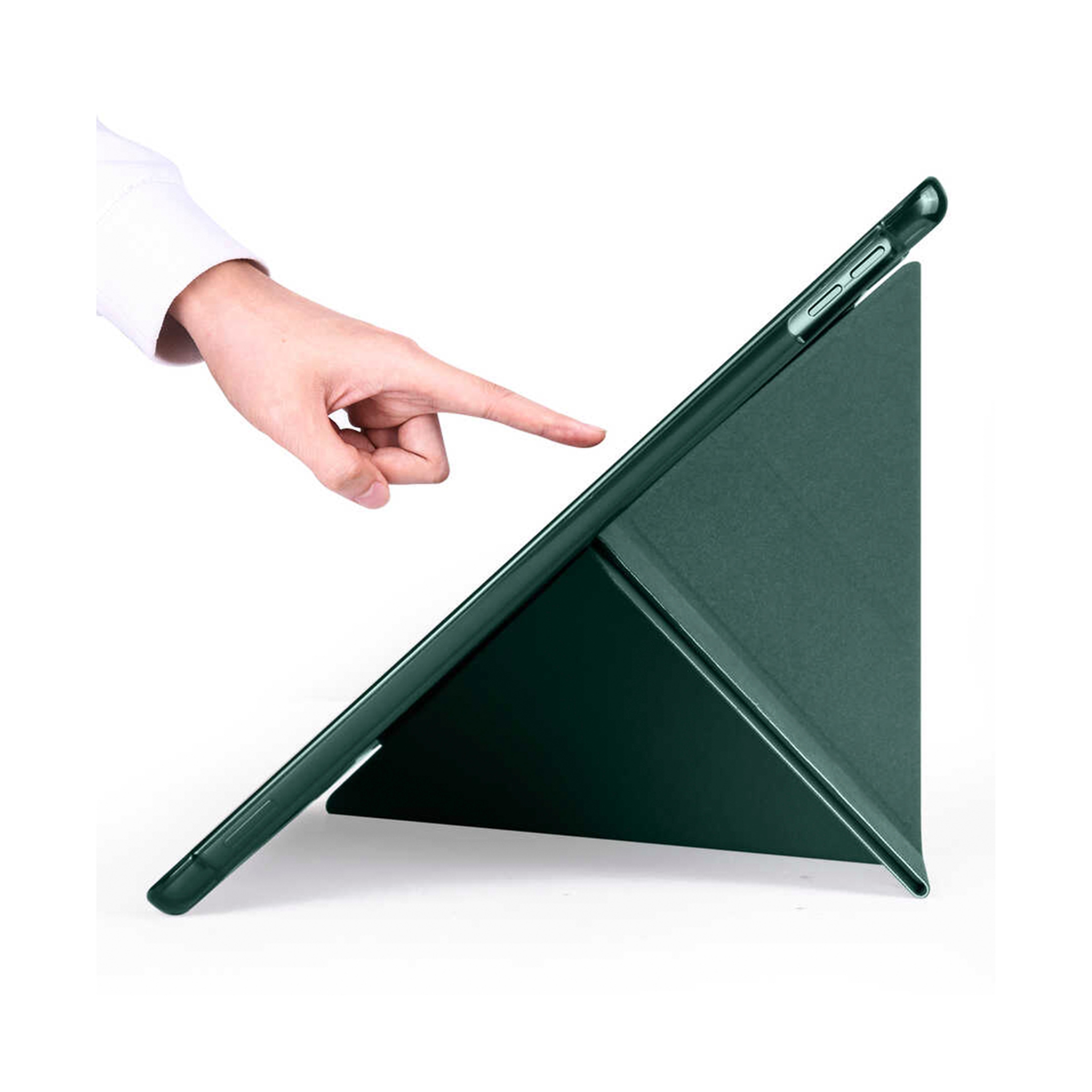 Apple iPad 8.Nesil 10.2 inç-Trigon Folding Kalemlikli Standlı Kılıf