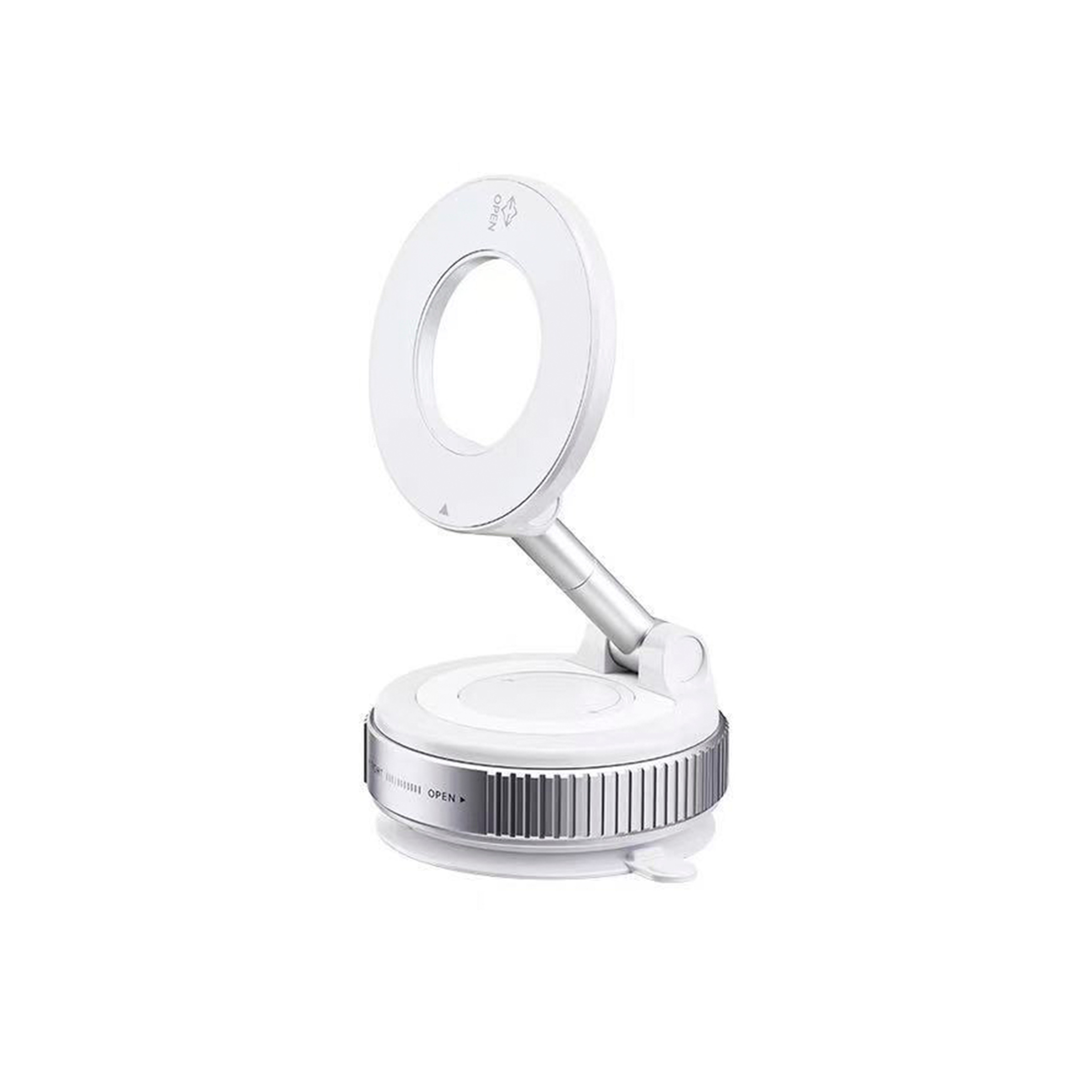 NEW-Firm 360° Vacuum MagSafe Phone Holder - White