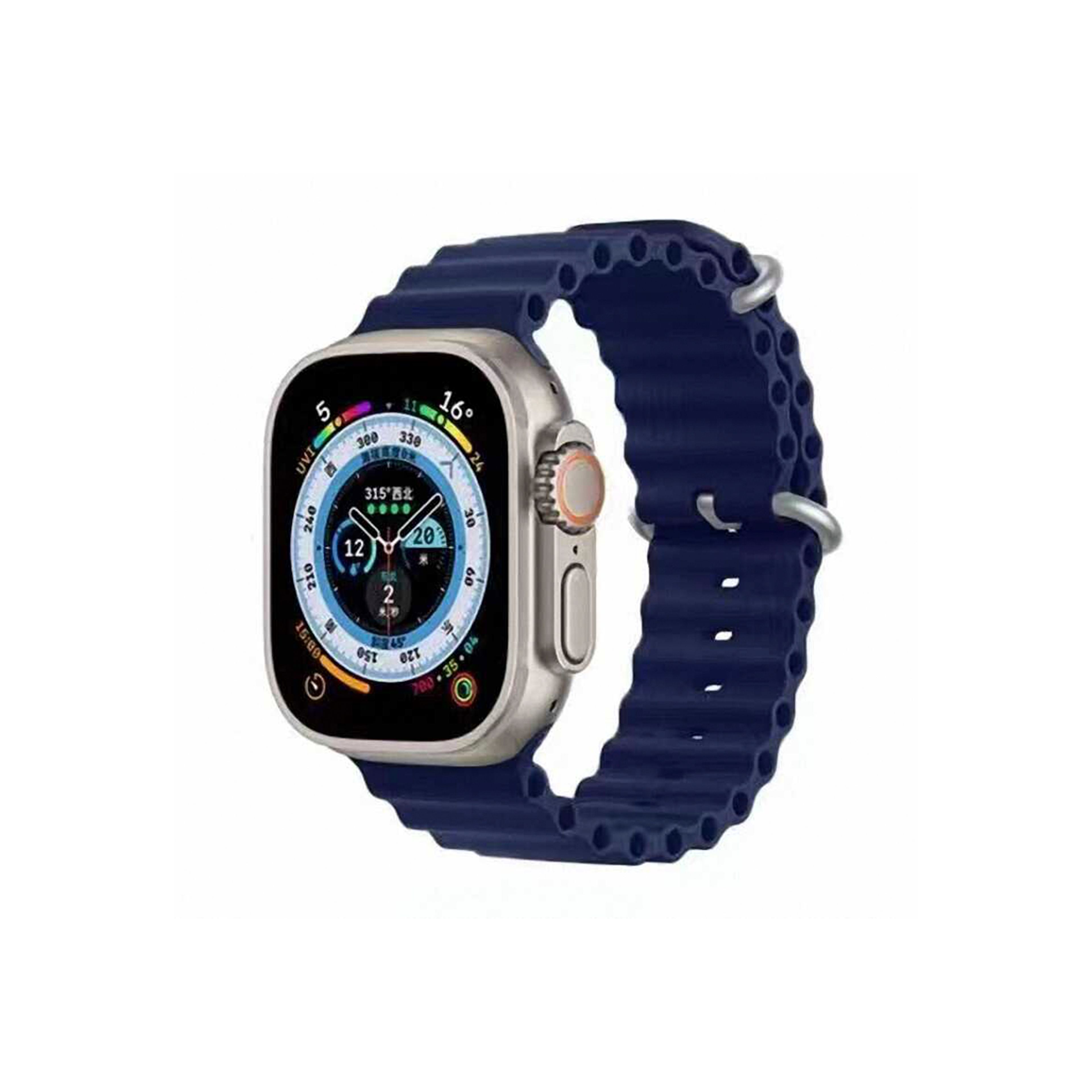 Apple Watch Kasis Silikon Kordon-Lacivert