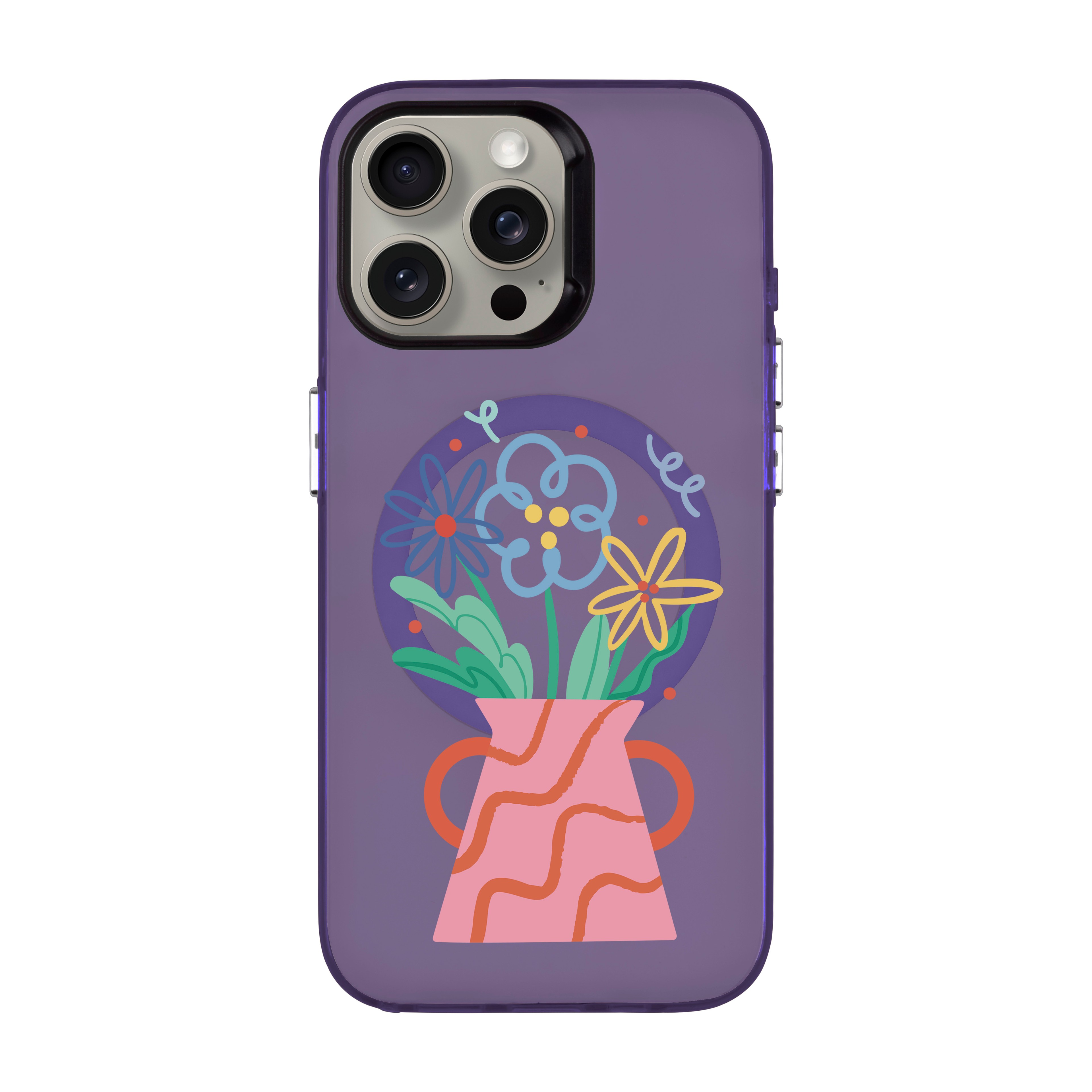 Pink Vase - iPhone Hold Case with MagSafe