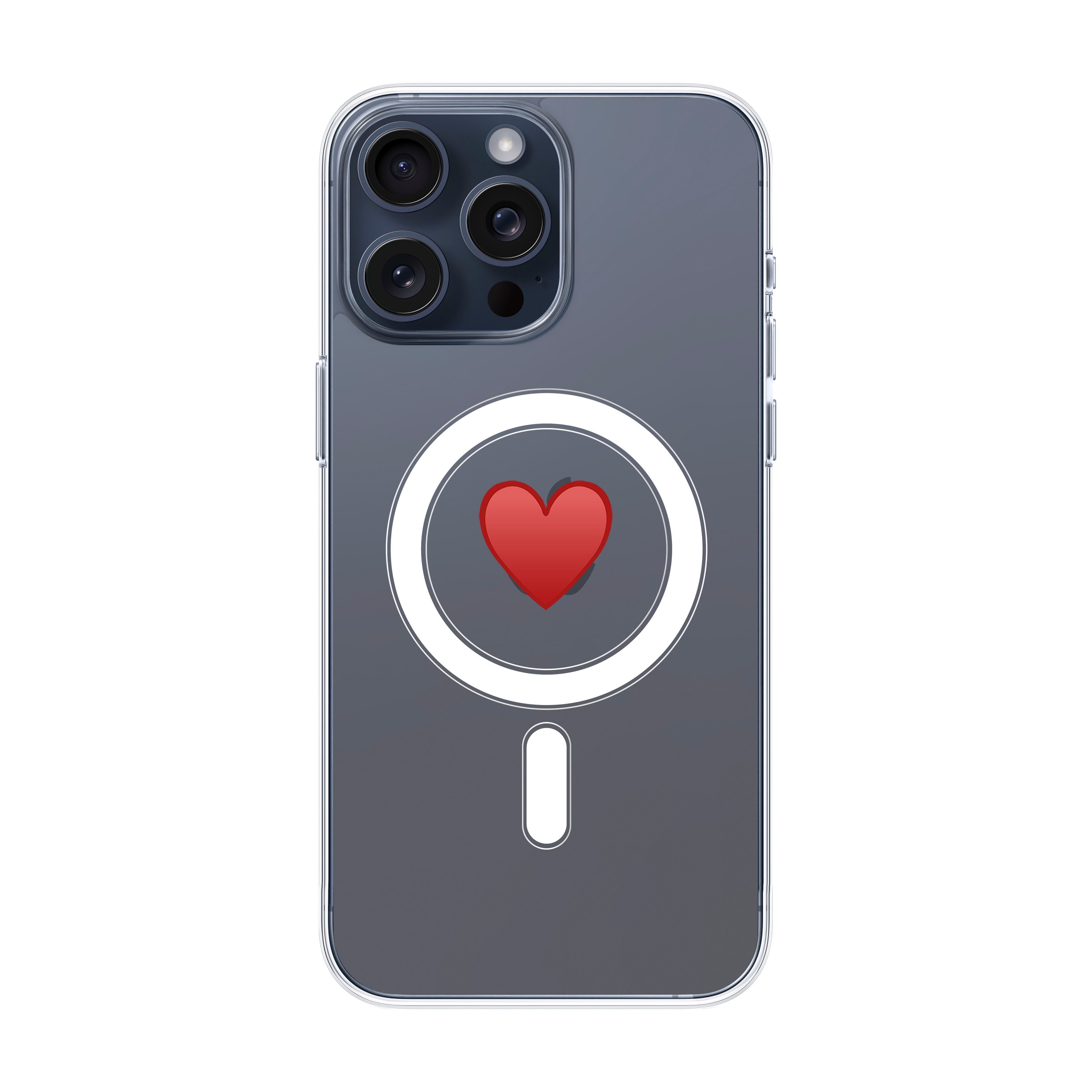 Spread Heart - iPhone Clear Case with MagSafe