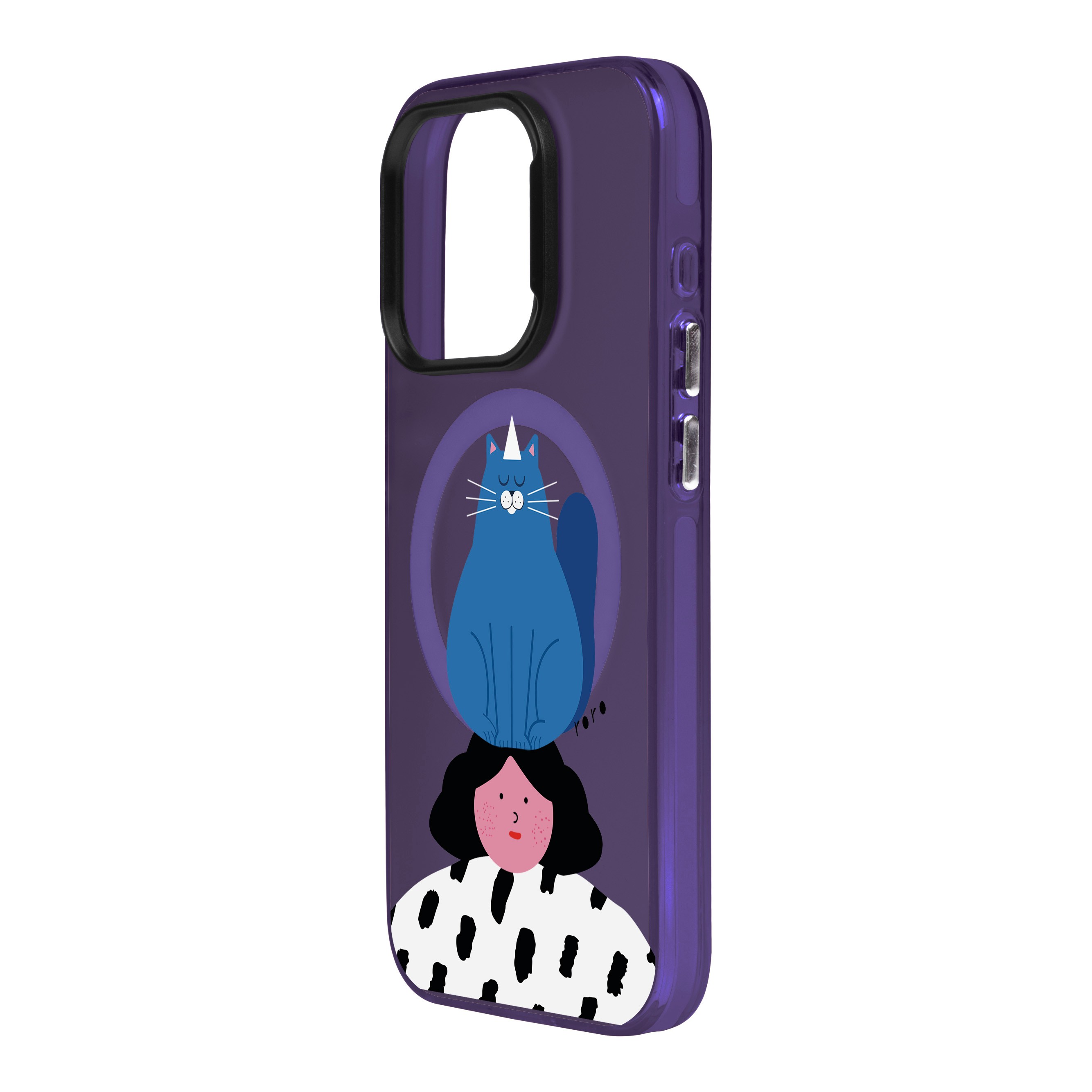 Naughty Cat - iPhone Hold Case with MagSafe