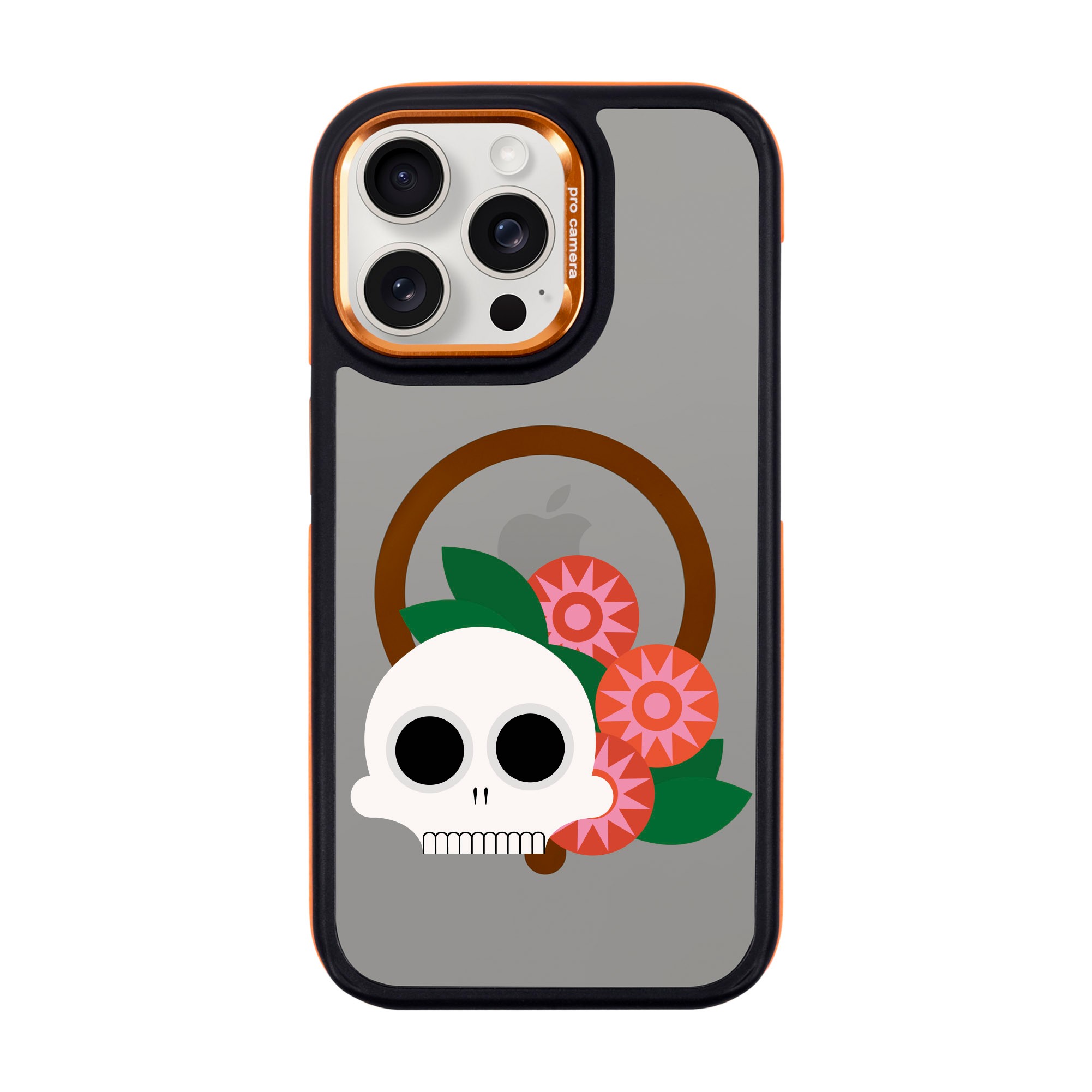 MEMENTO BLOOM-iPhone Dark Kılıf MagSafe Özellikli