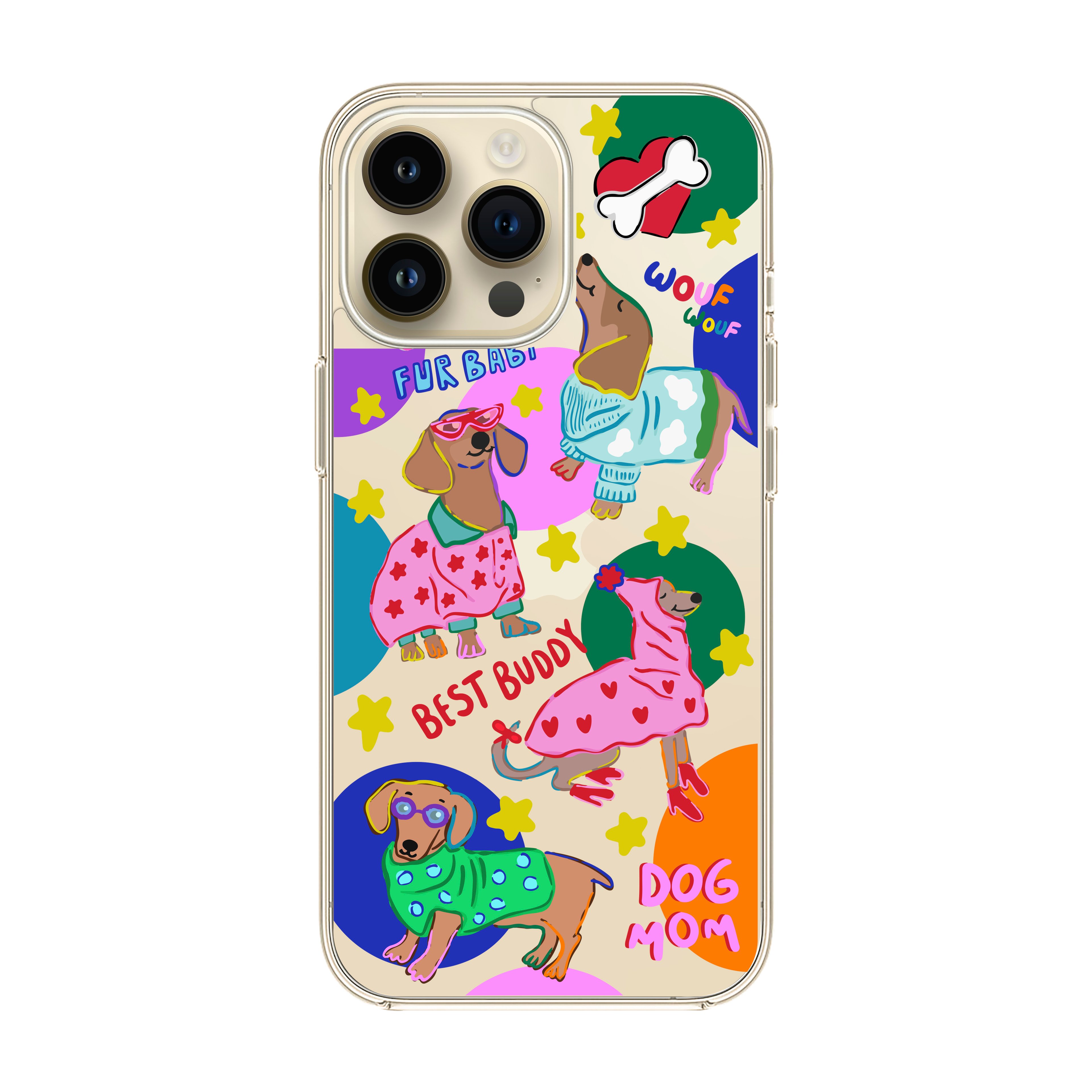 Dog Mom - iPhone Clear Case