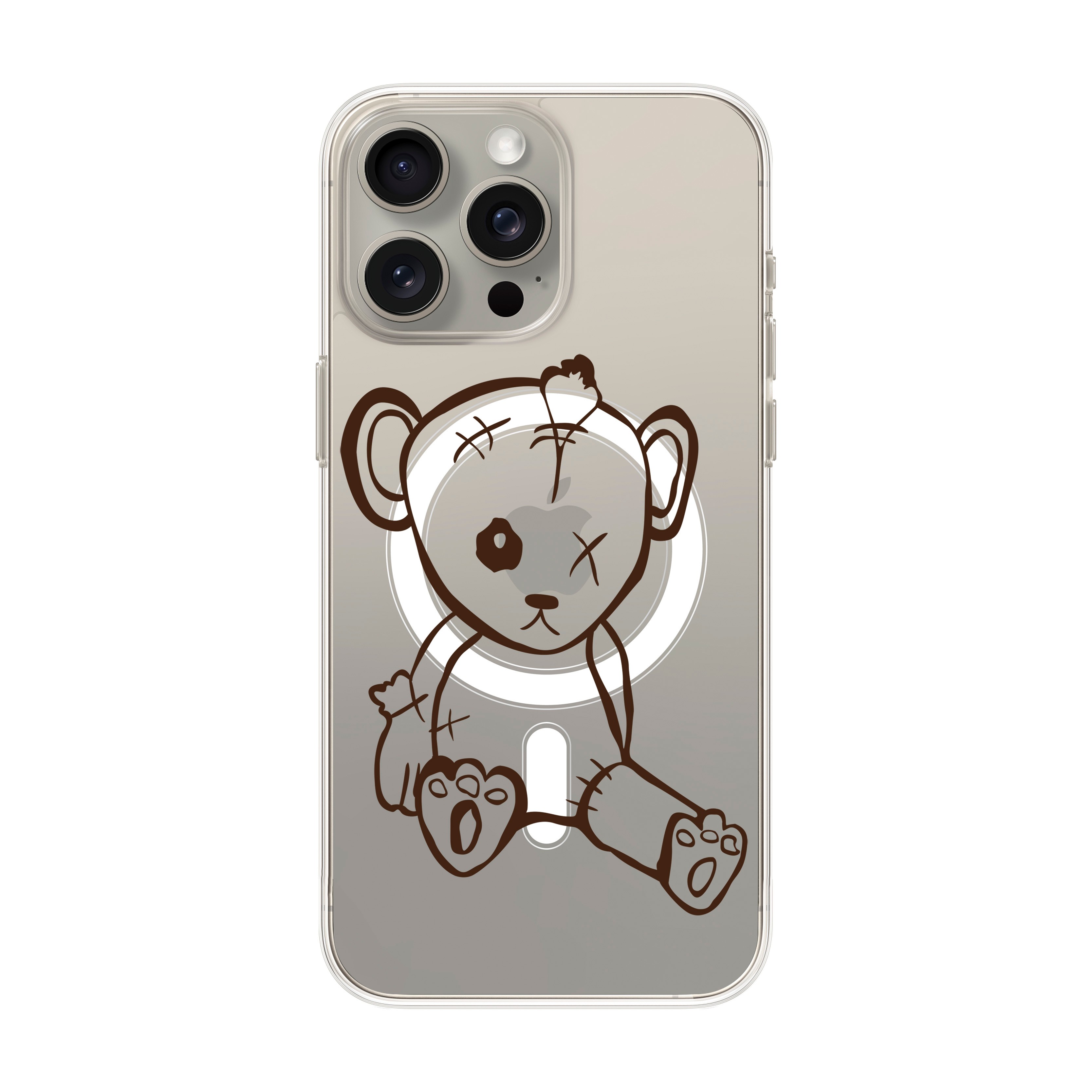 BABY BEAR-iPhone Solid Kılıf MagSafe Özellikli