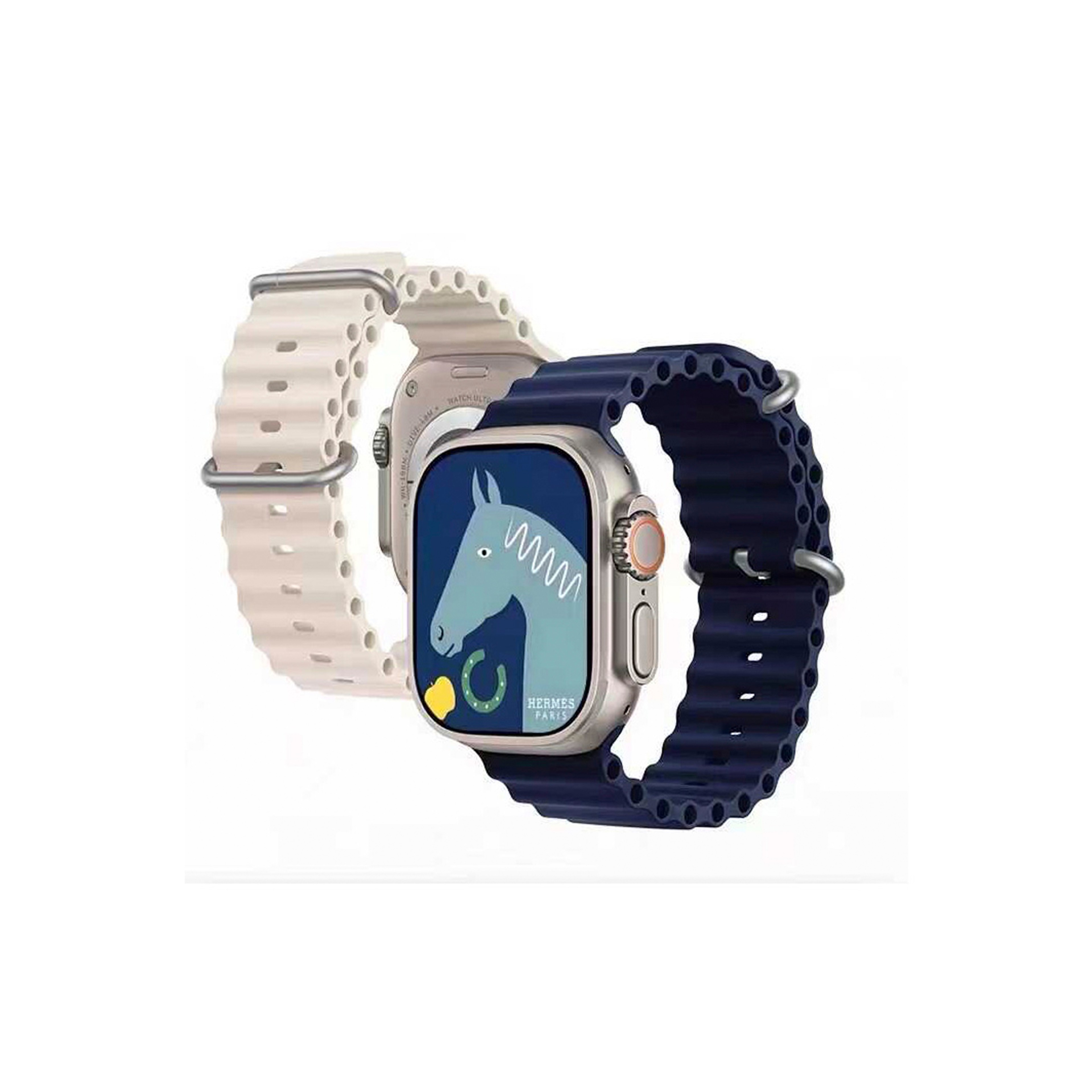 Apple Watch Bumpy Silicone Band-Navy Blue