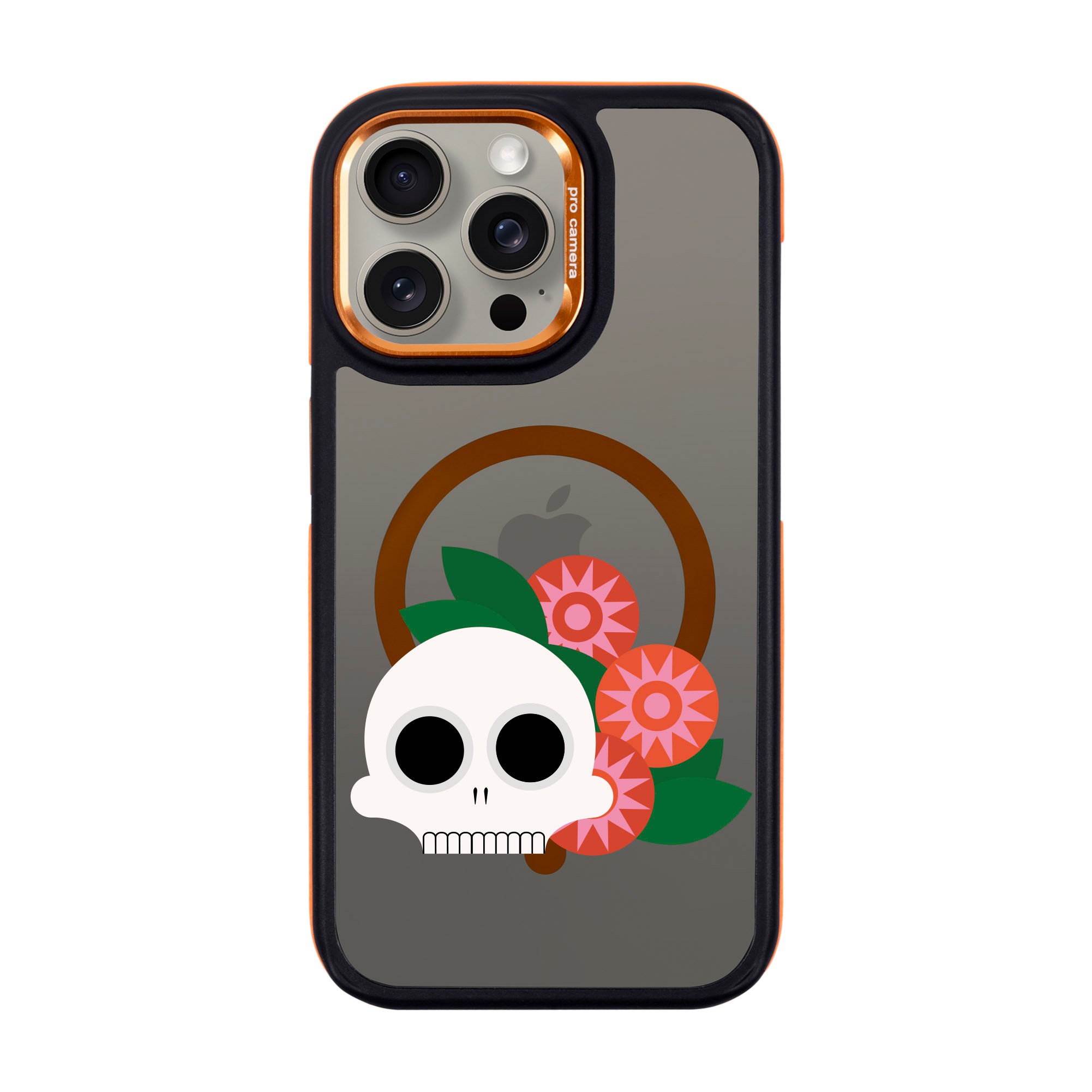 MEMENTO BLOOM-iPhone Dark Kılıf MagSafe Özellikli