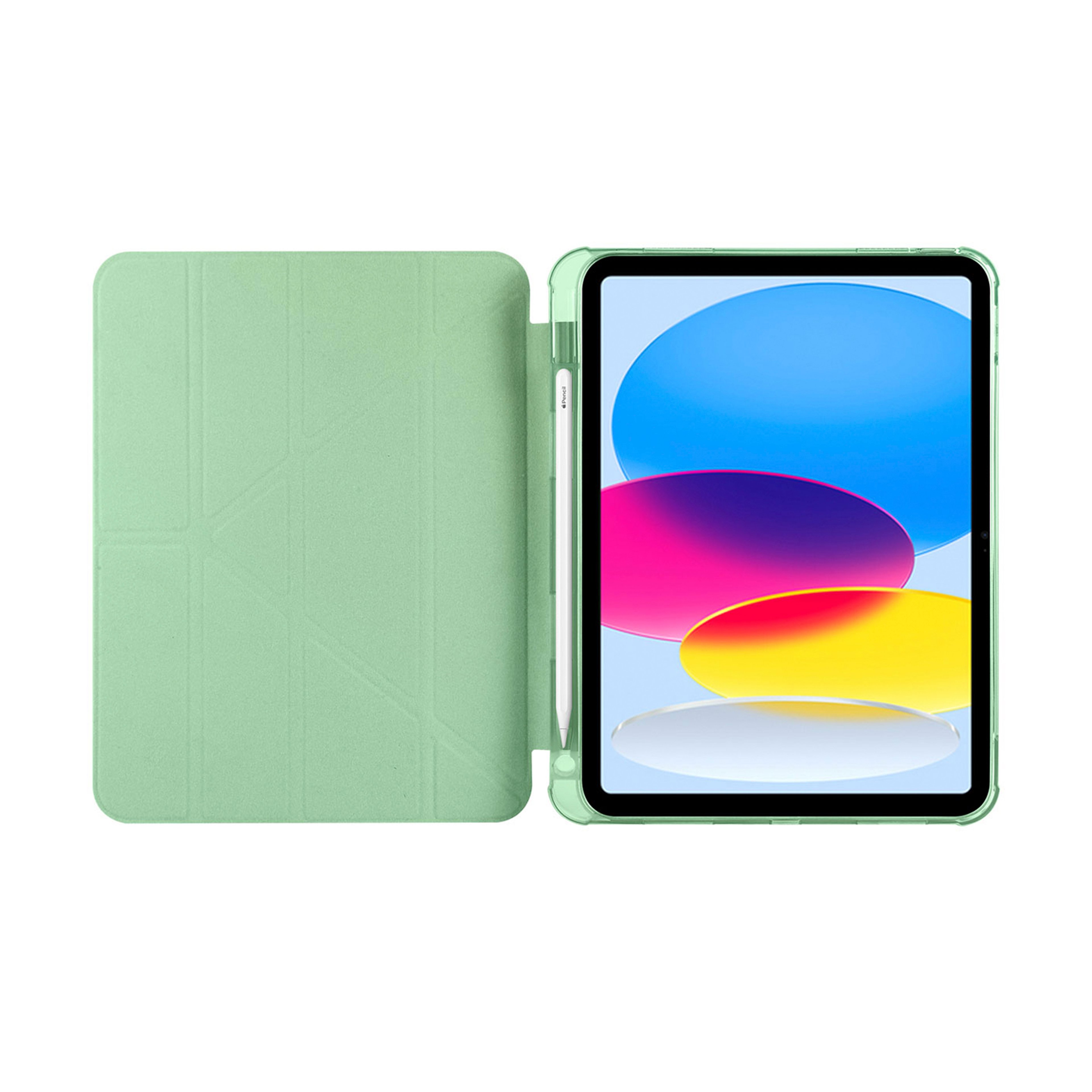 Apple iPad 10.Nesil 10.9 inç 2022-Trigon Folding Kalemlikli Standlı Kılıf