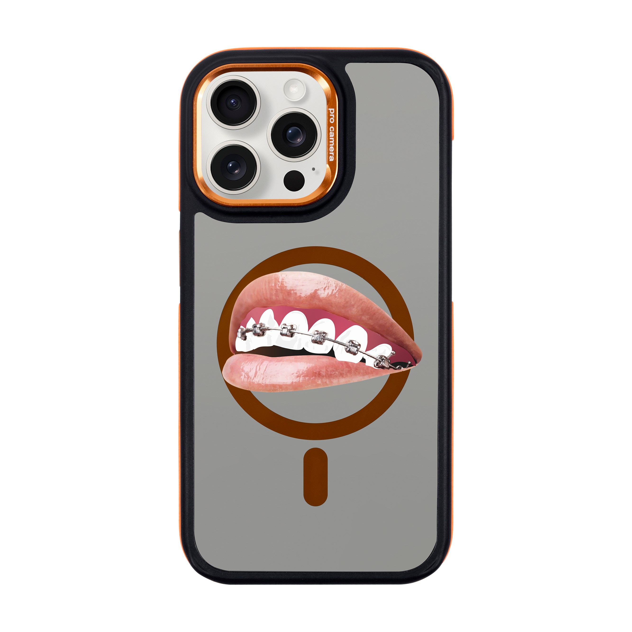 ORTHODONTIST-iPhone Dark Case with MagSafe