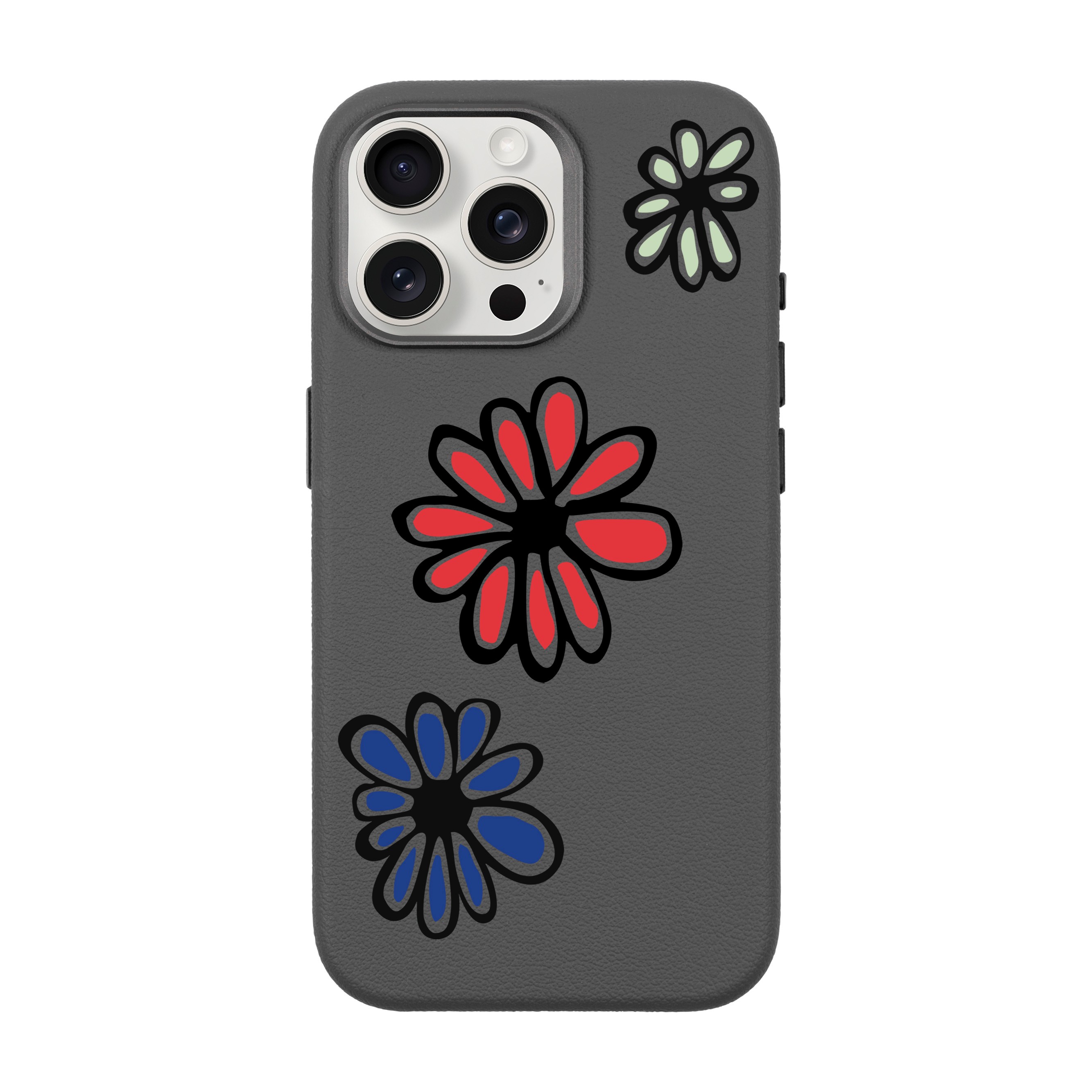 FLORIST-iPhone Leather 15 Premium Kılıf MagSafe Özellikli