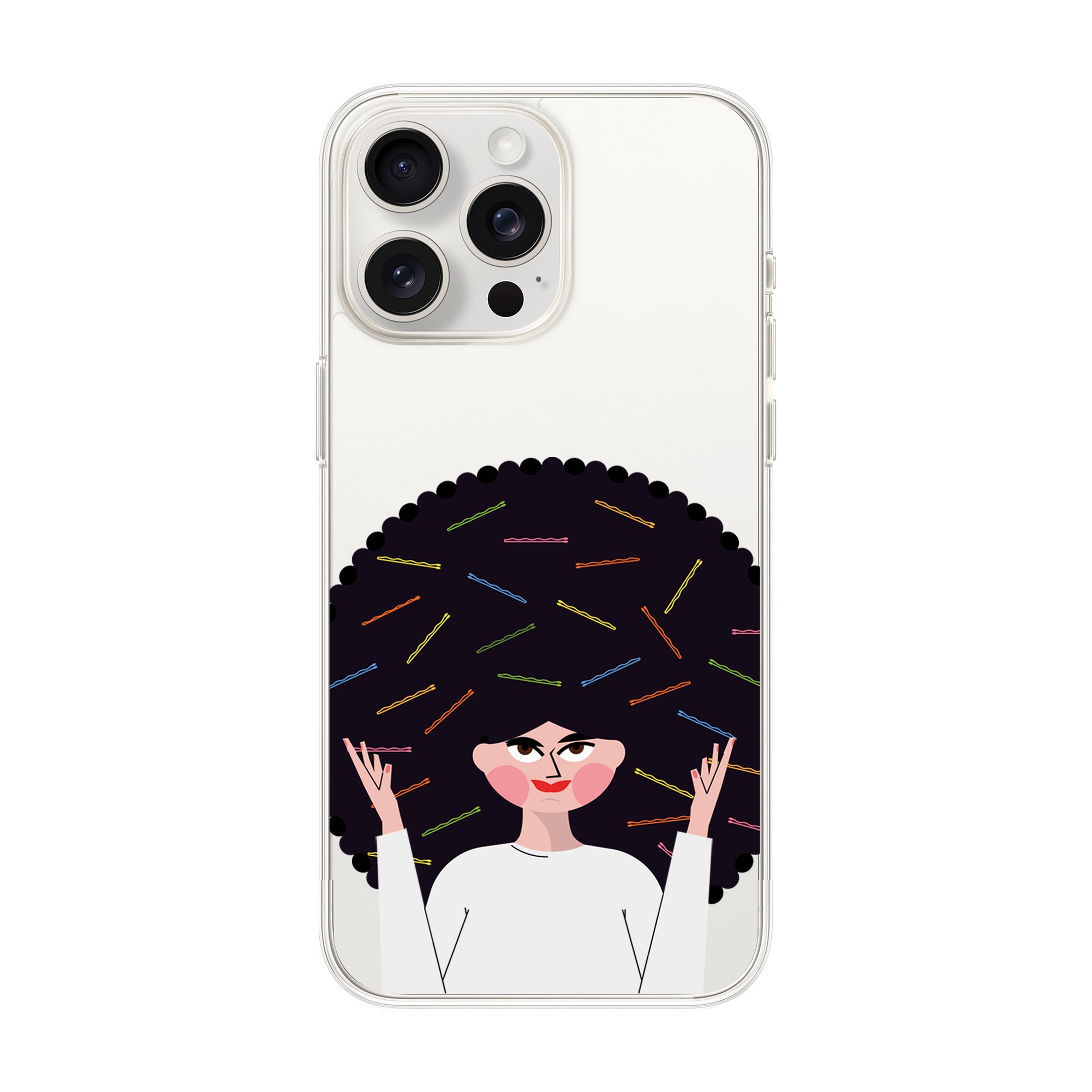 TANGLES OF HAPPINESS-iPhone Solid Kılıf