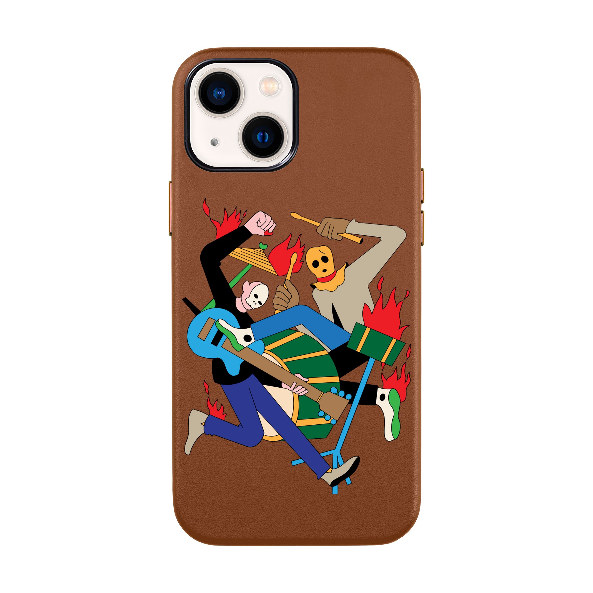 MONSTER MASH-iPhone Leather Kılıf