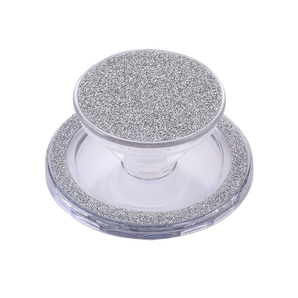 NEW-Stylish Pop Socket MagSafe Özellikli - Gümüş