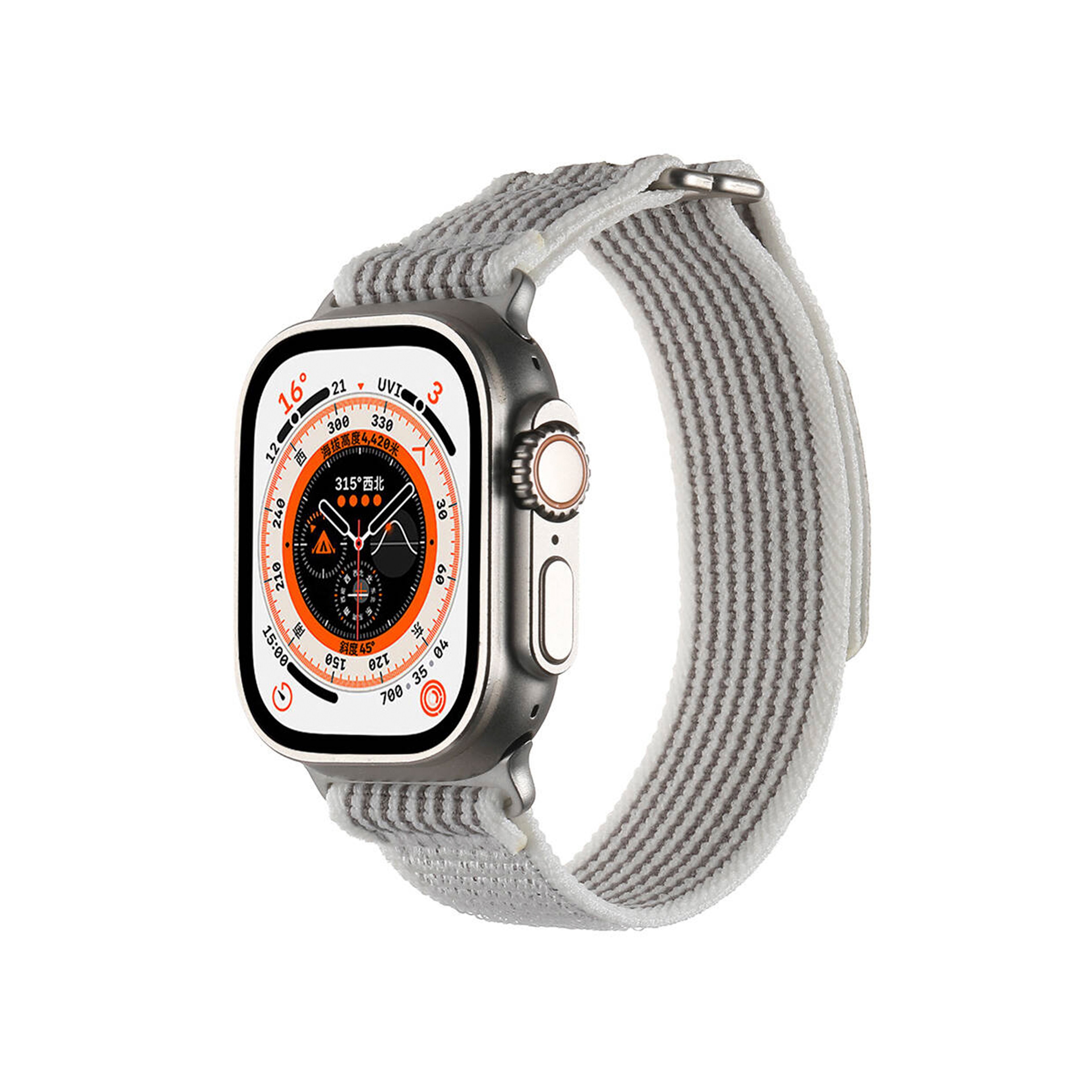 Apple Watch Weaving Kordon-Beyaz