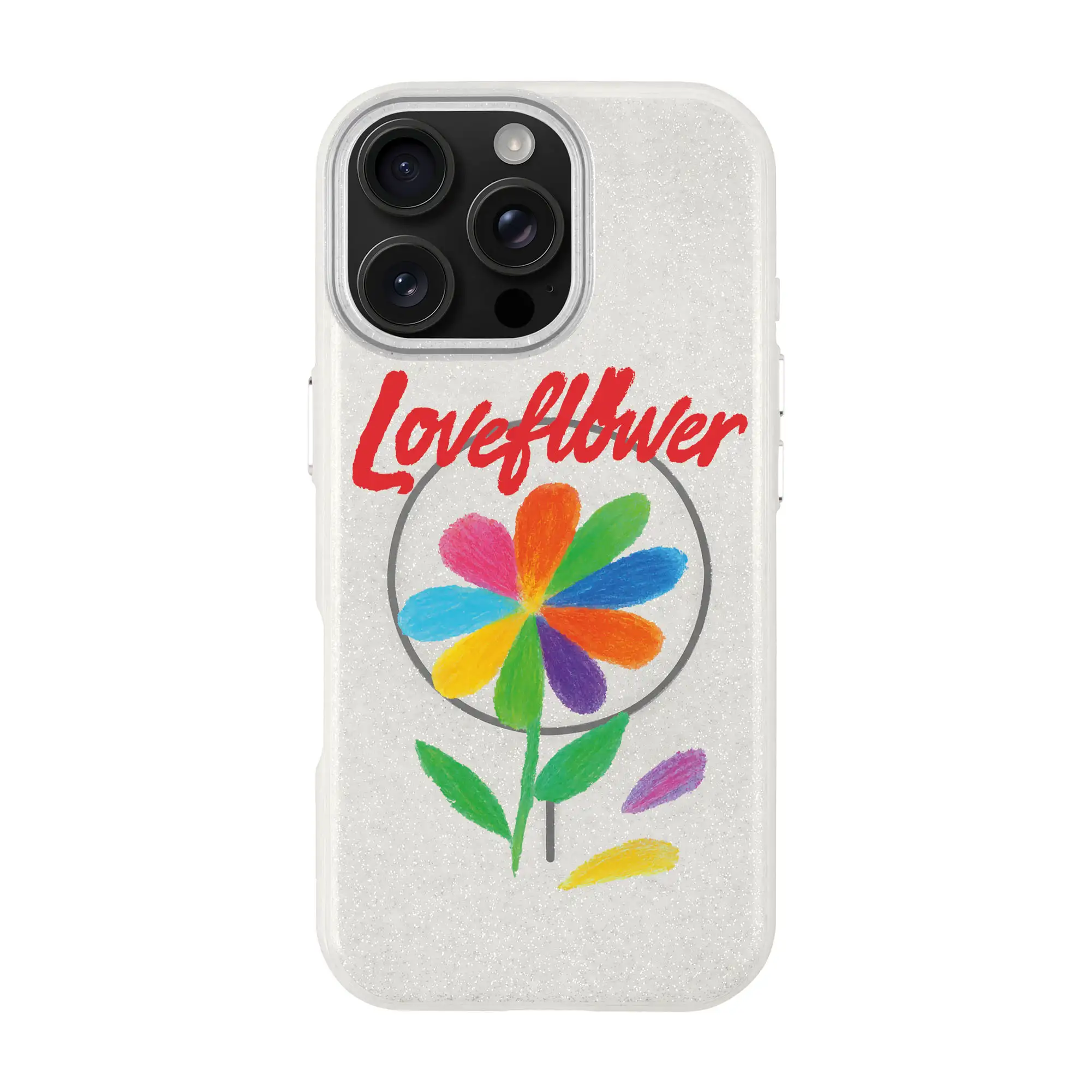 LOVE FLOWER-iPhone Radiant Kılıf MagSafe Özellikli