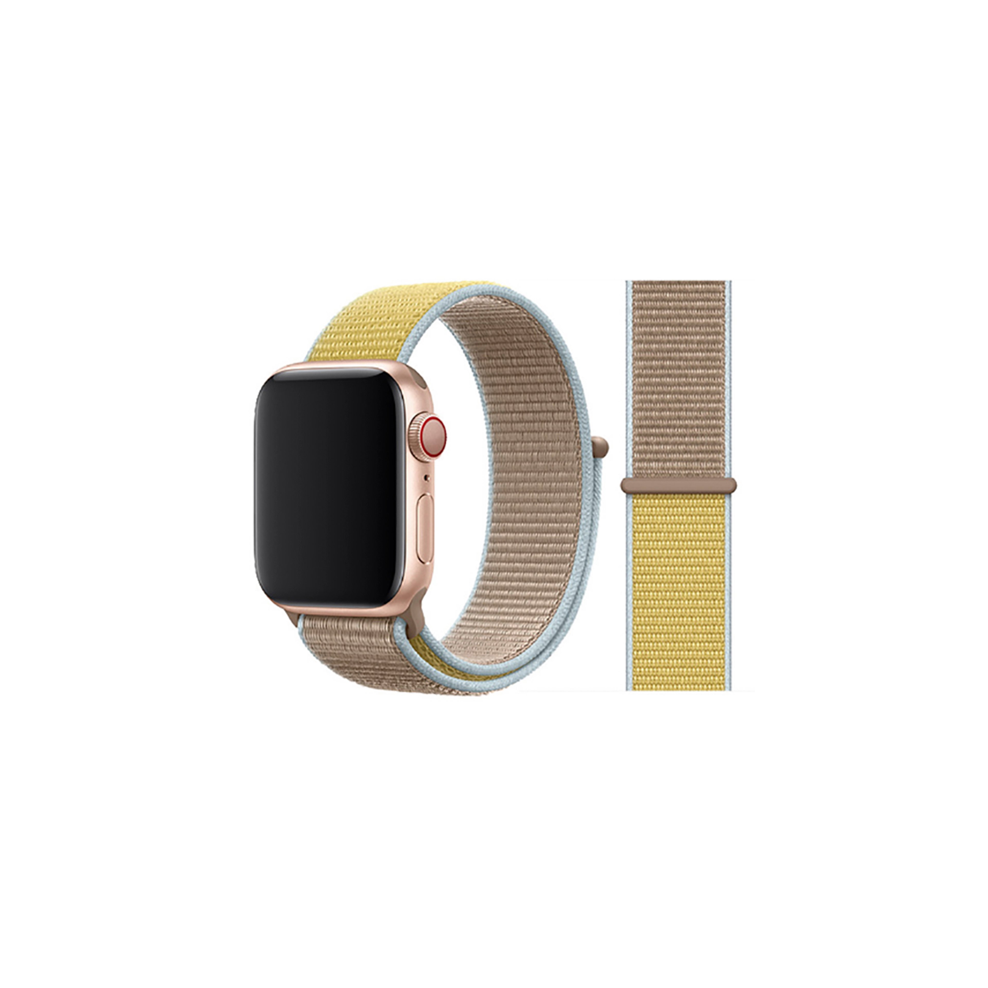 Apple Watch Velcro Kordon-Wheat