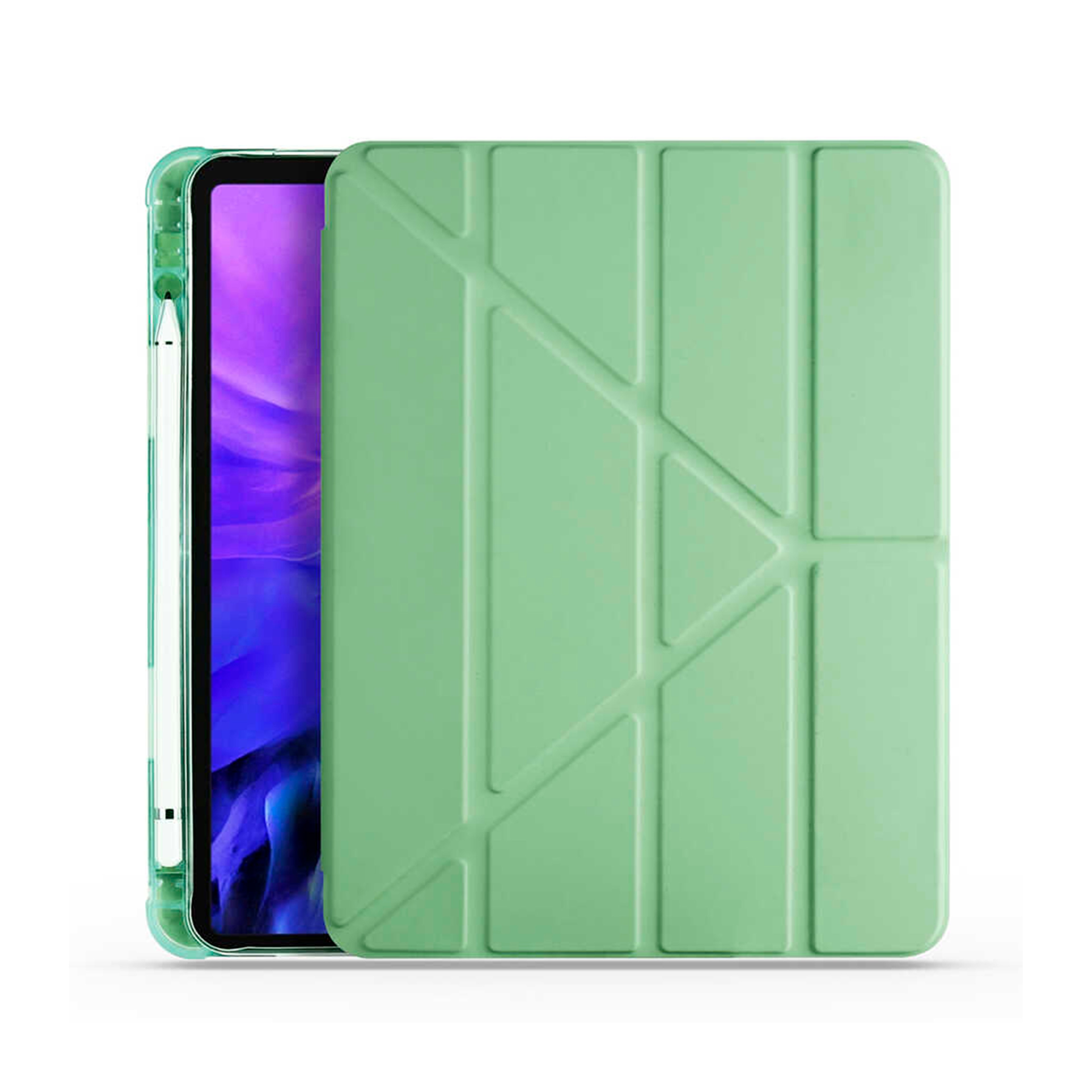 Apple iPad Pro 11 inç 2020 (2.Nesil)-Trigon Folding Kalemlikli Standlı Kılıf