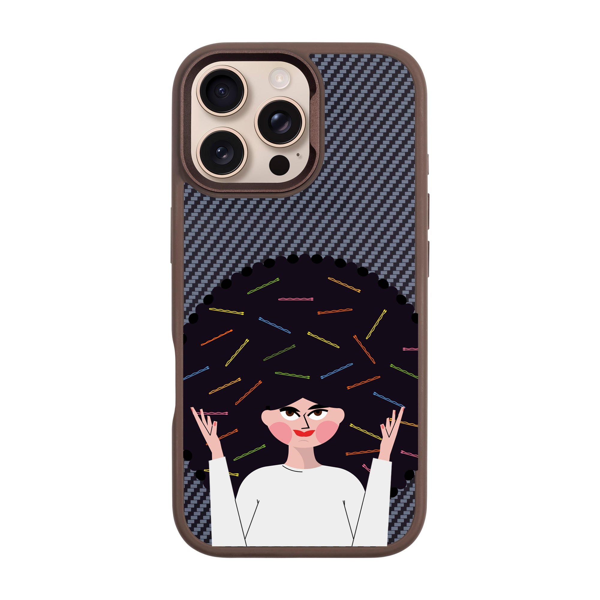 TANGLES OF HAPPINESS-iPhone Plaid Kılıf MagSafe Özellikli