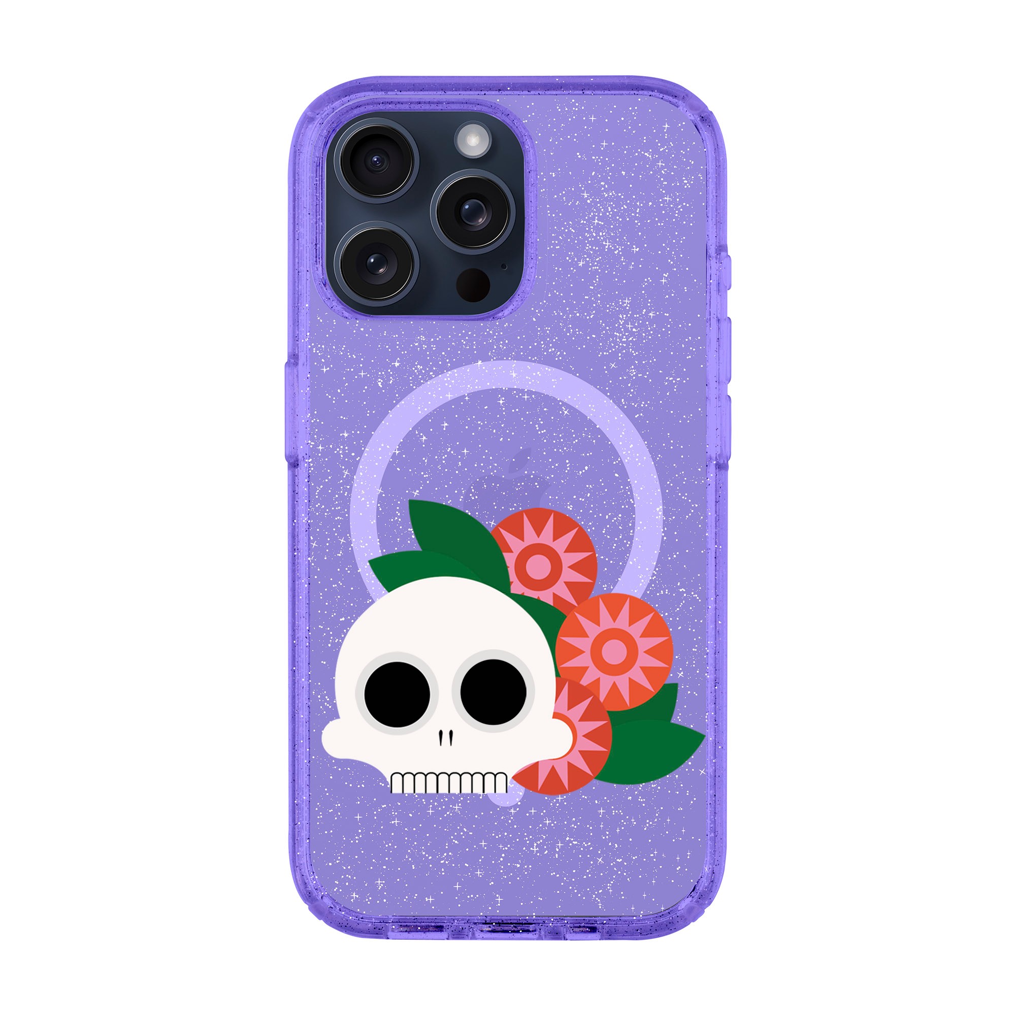 MEMENTO BLOOM-iPhone Shiny Case with MagSafe