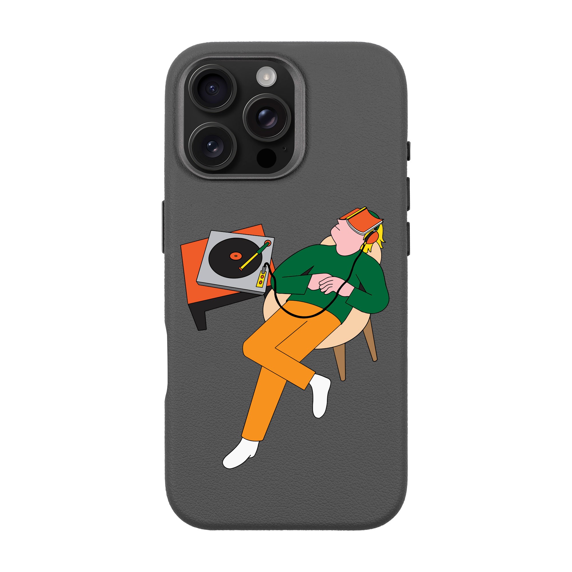 LAZY SUNDAY AFTERNOON-iPhone Leather Premium Case with MagSafe