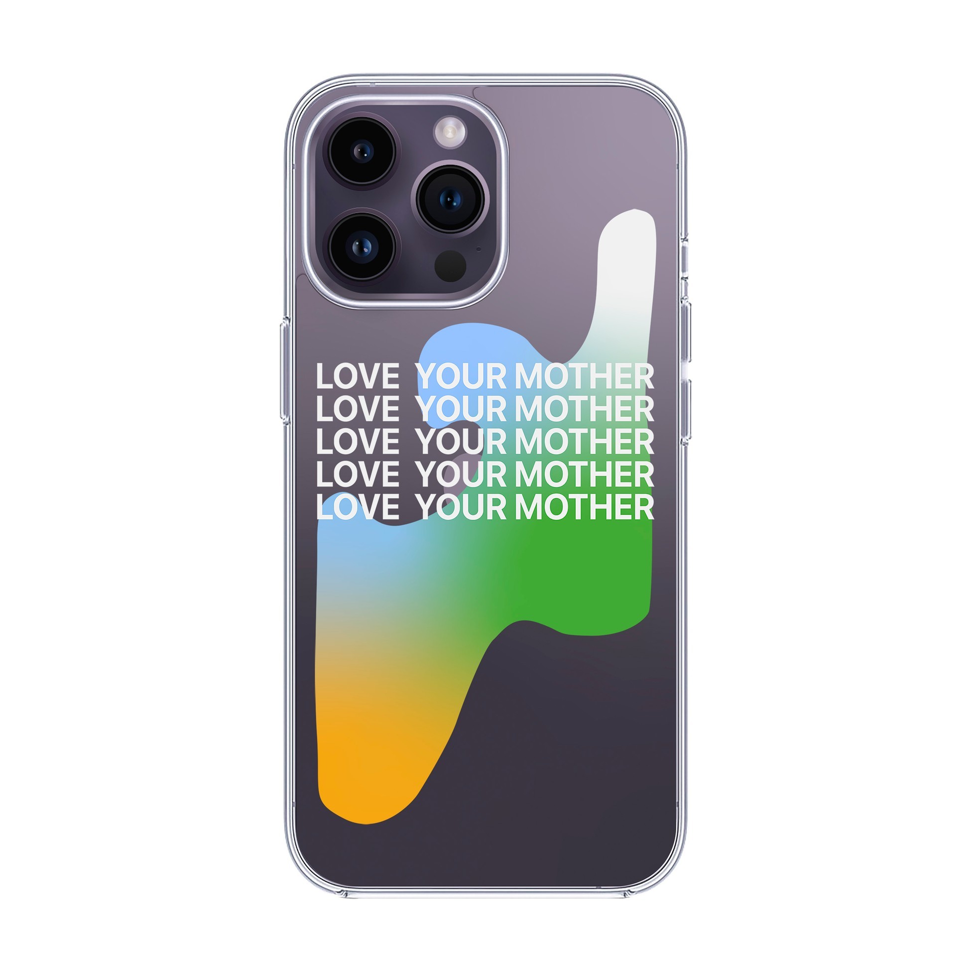 LOVE YOUR MOTHER-iPhone Solid Kılıf