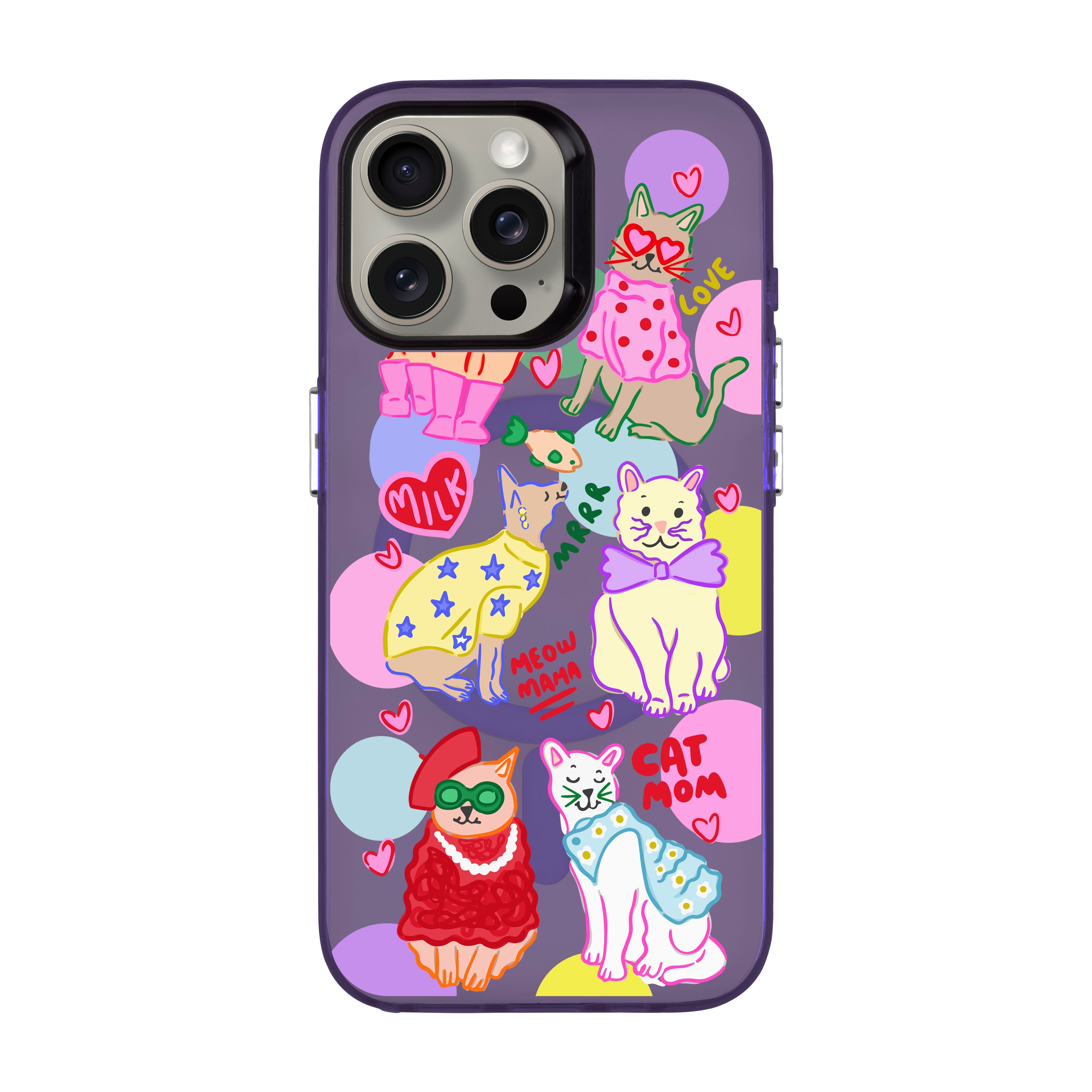 Cat Mom - iPhone Hold Case with MagSafe