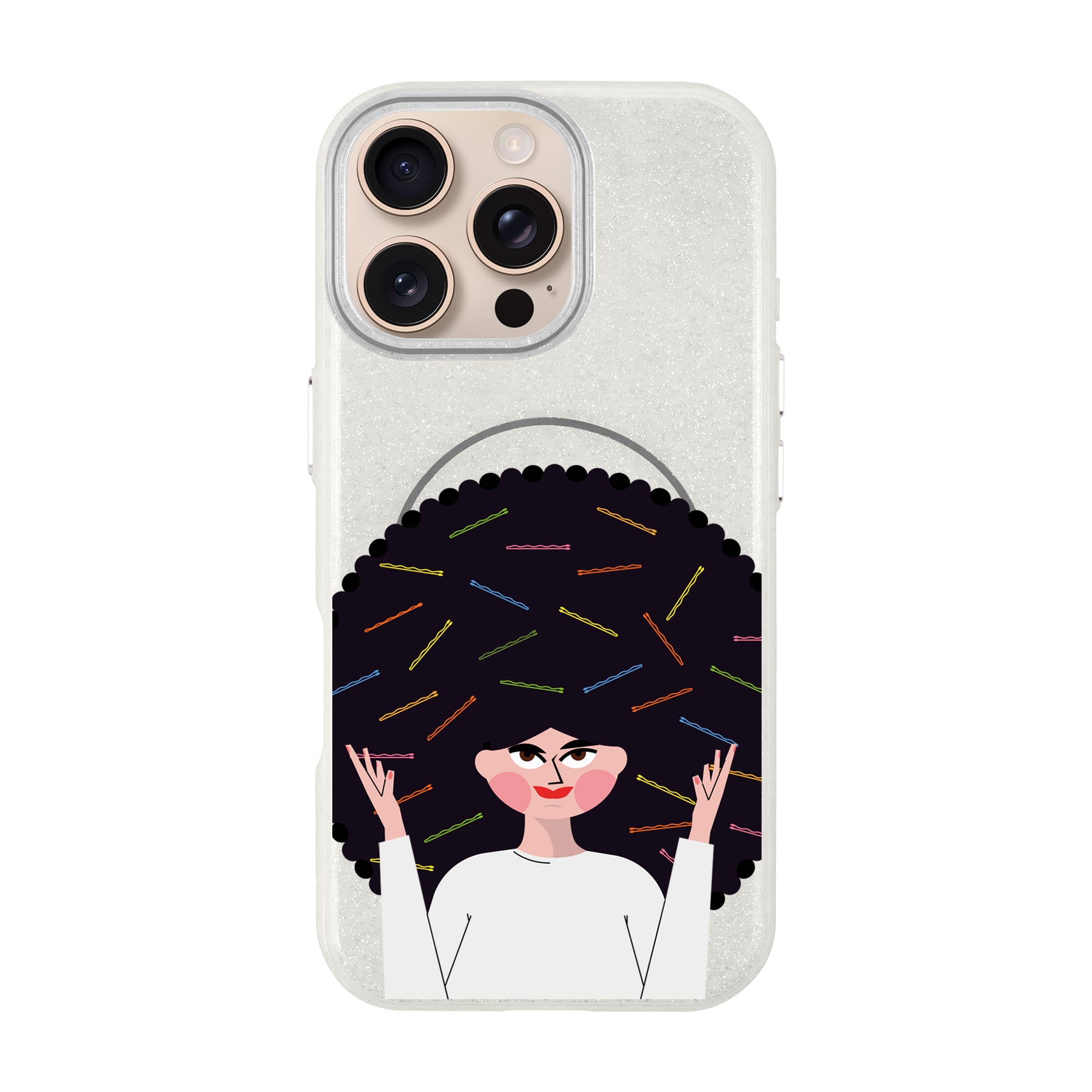 TANGLES OF HAPPINESS-iPhone Radiant Kılıf MagSafe Özellikli