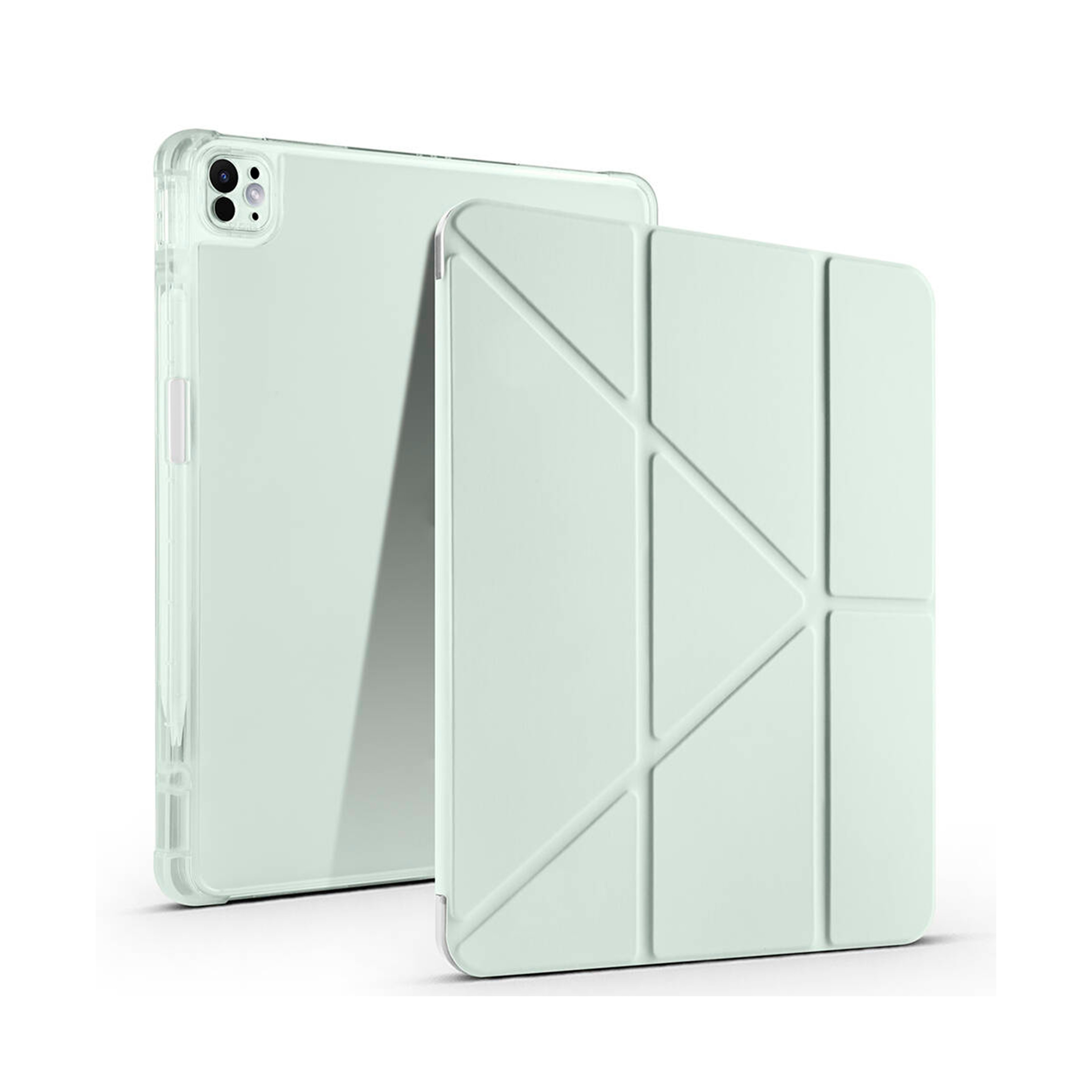 Apple iPad Air 13 inç 2024-Trigon Folding Kalemlikli Standlı Kılıf