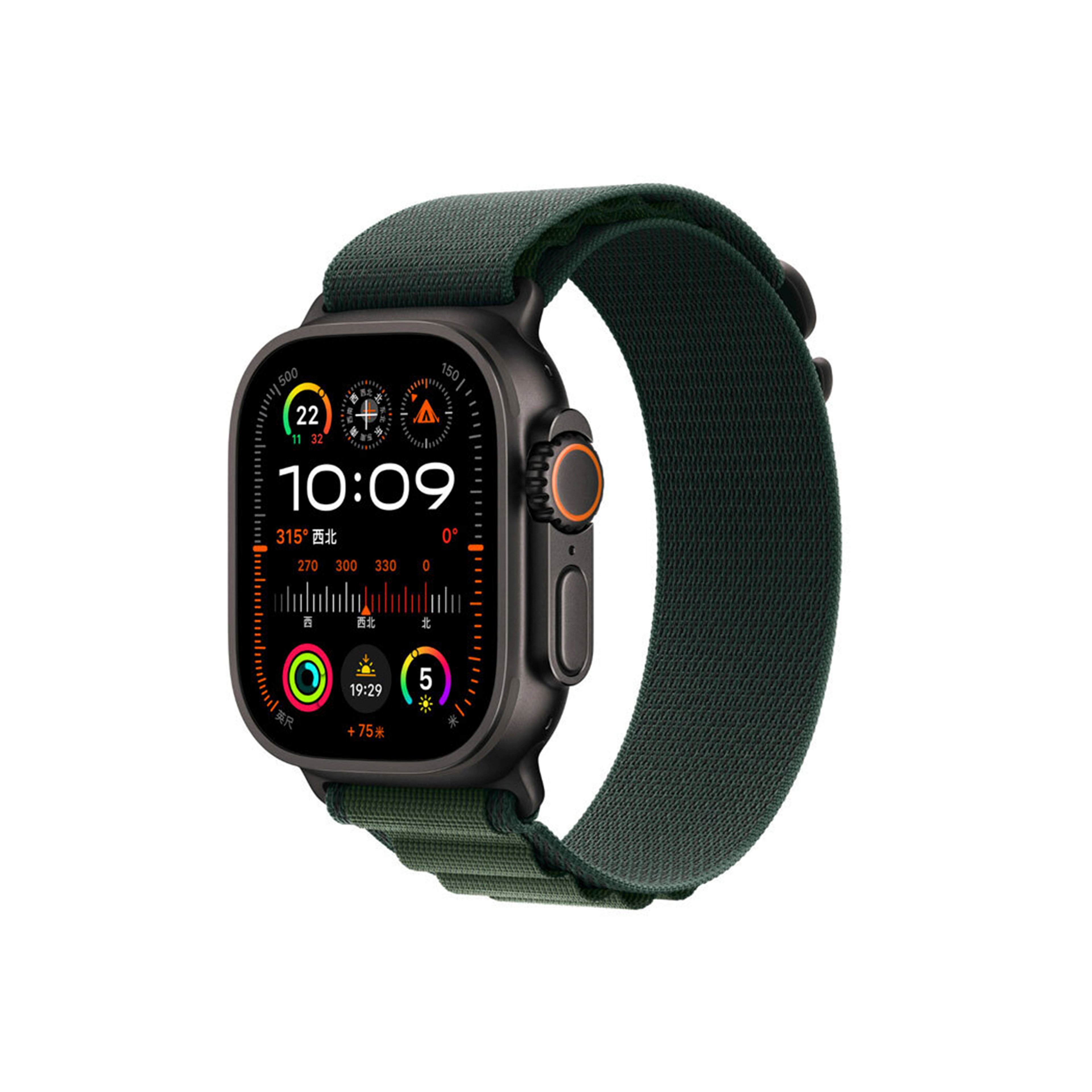 Apple Watch Alpine Band-Black Green