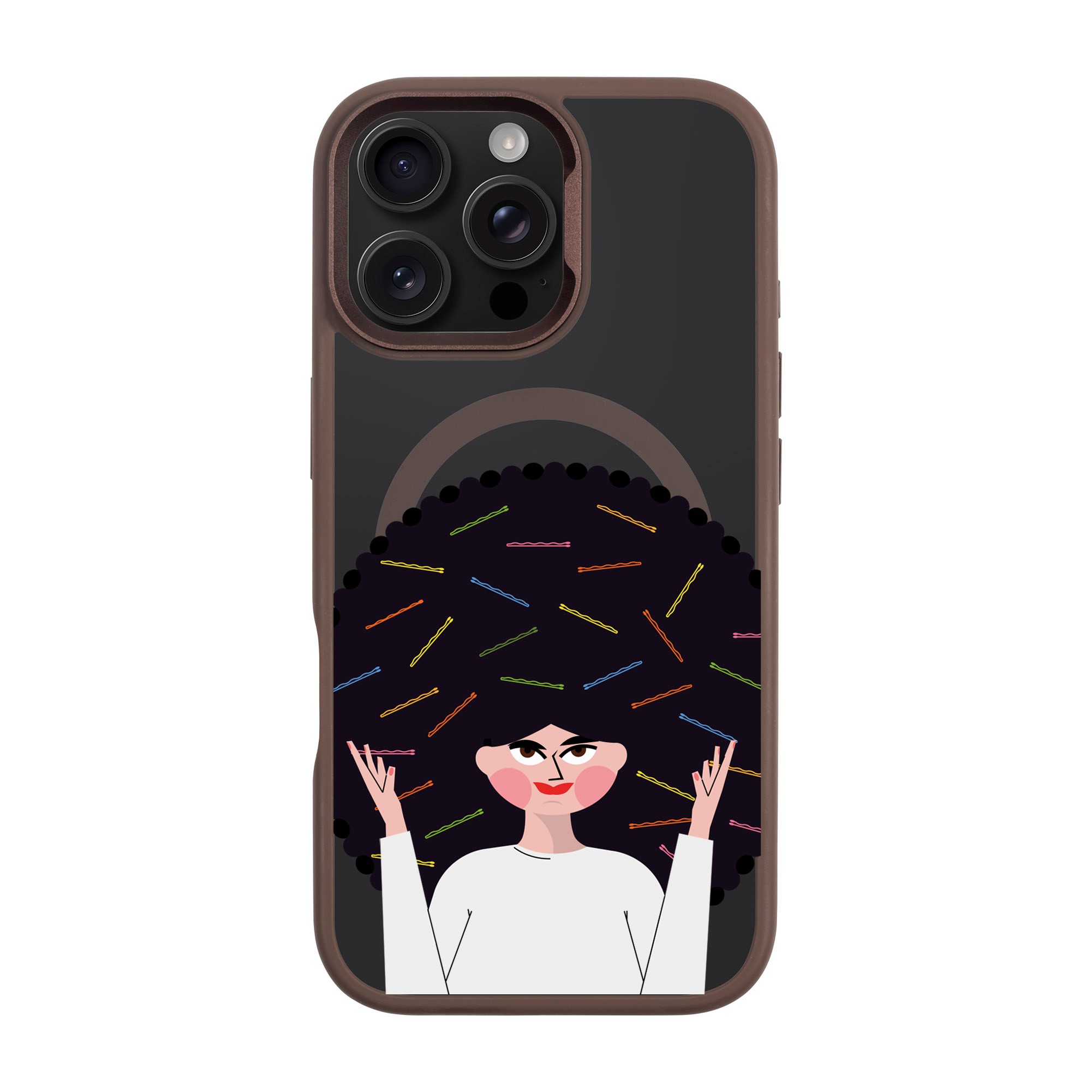 TANGLES OF HAPPINESS-iPhone Rise Kılıf MagSafe Özellikli