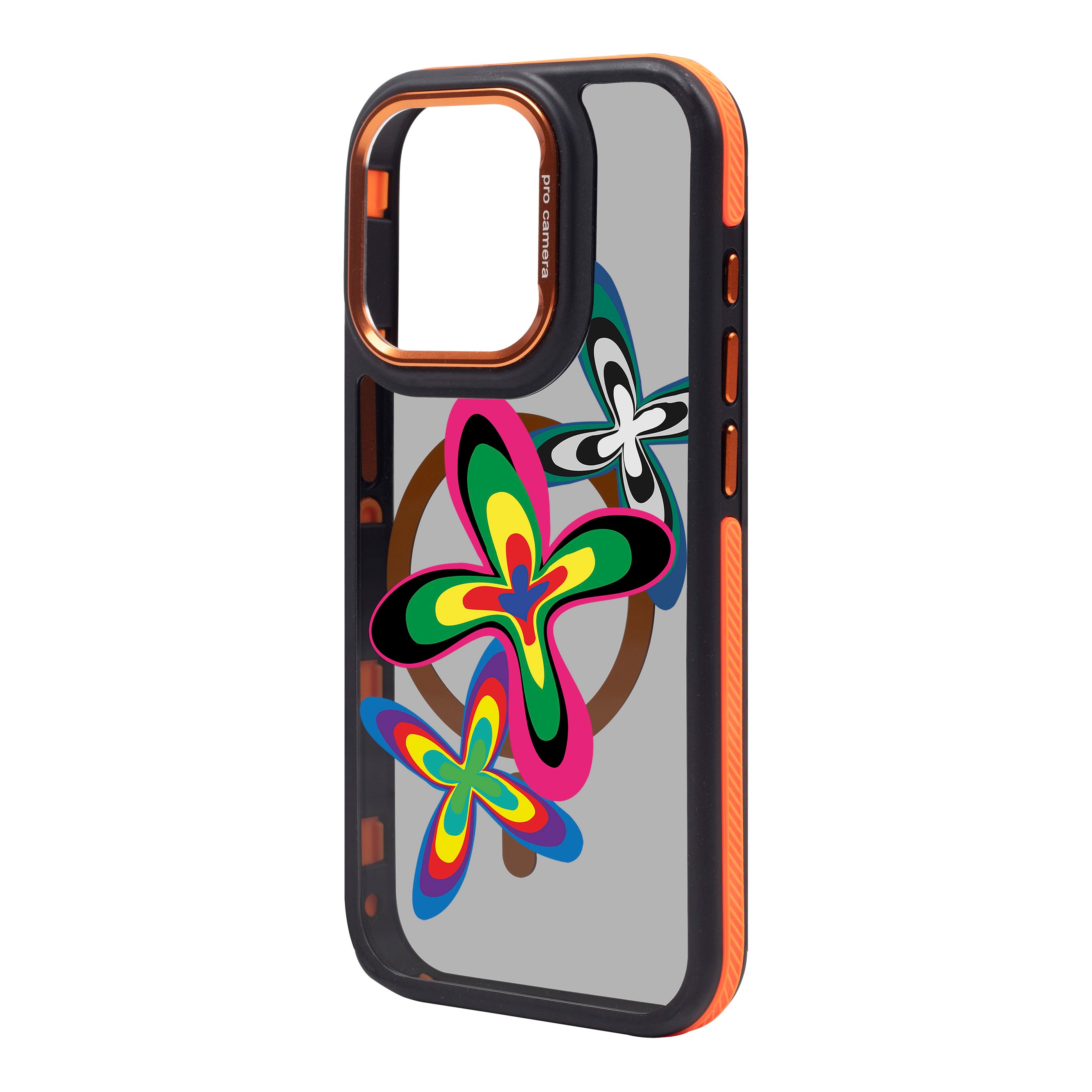 COLOR FLOWER-iPhone Dark Case with MagSafe