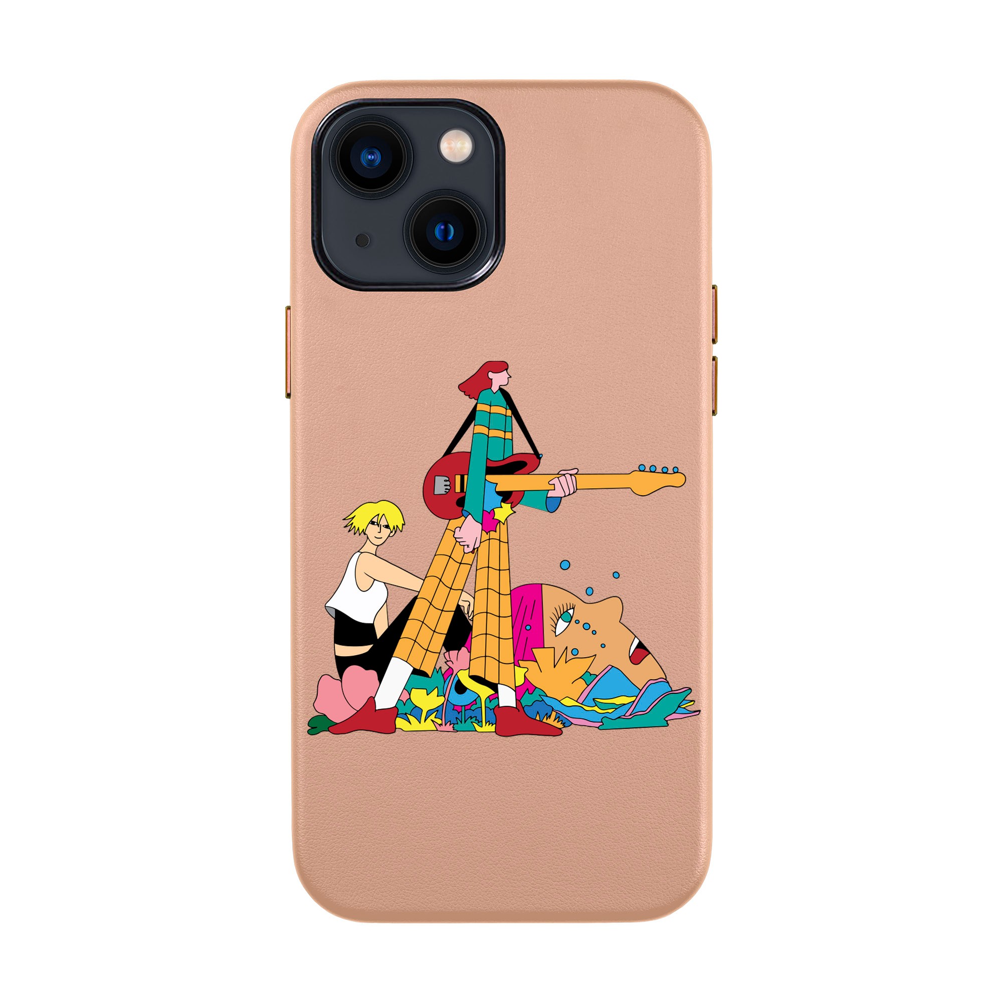 HER BAND-iPhone Leather Case