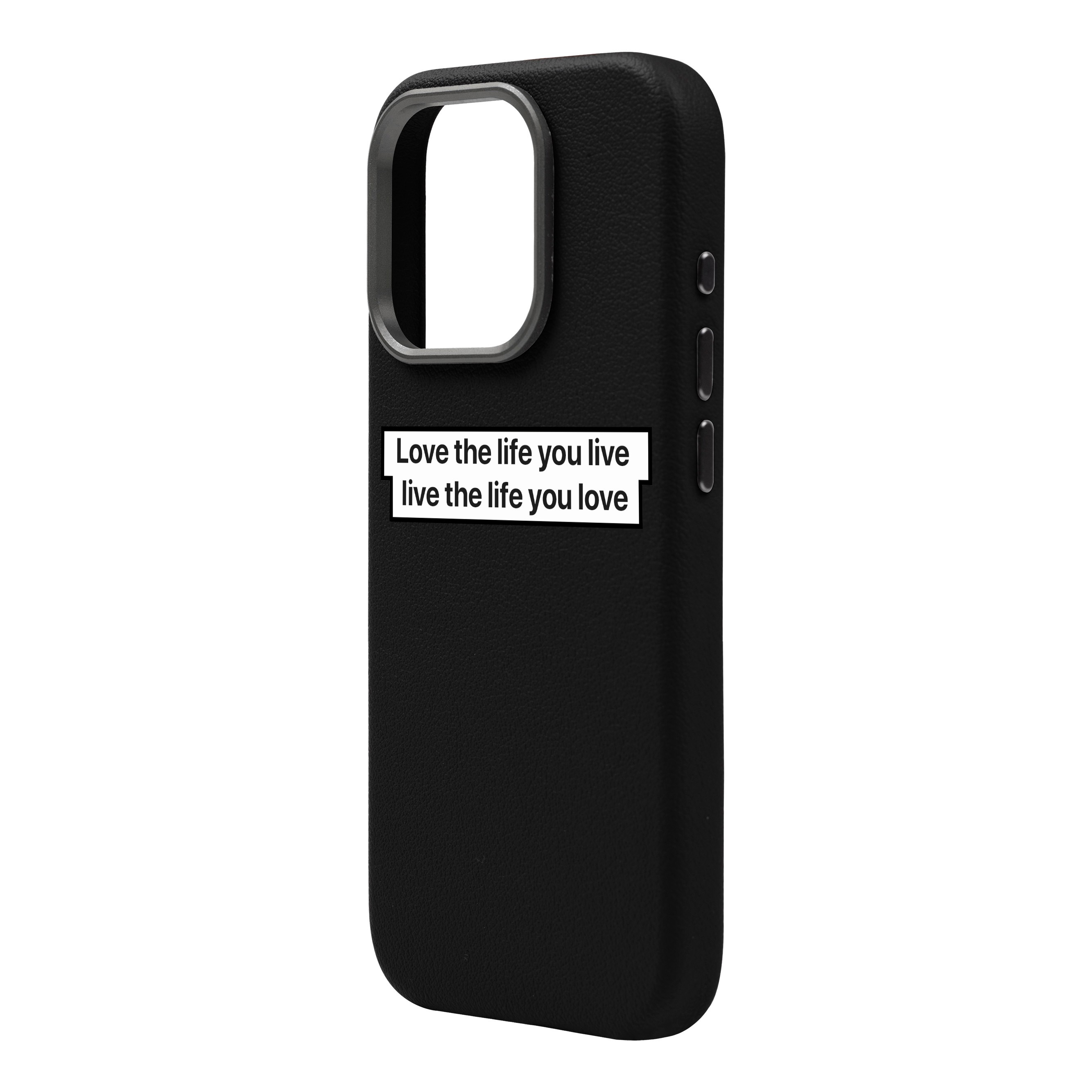 LOVE THE LIFE-iPhone Leather 15 Premium Kılıf MagSafe Özellikli