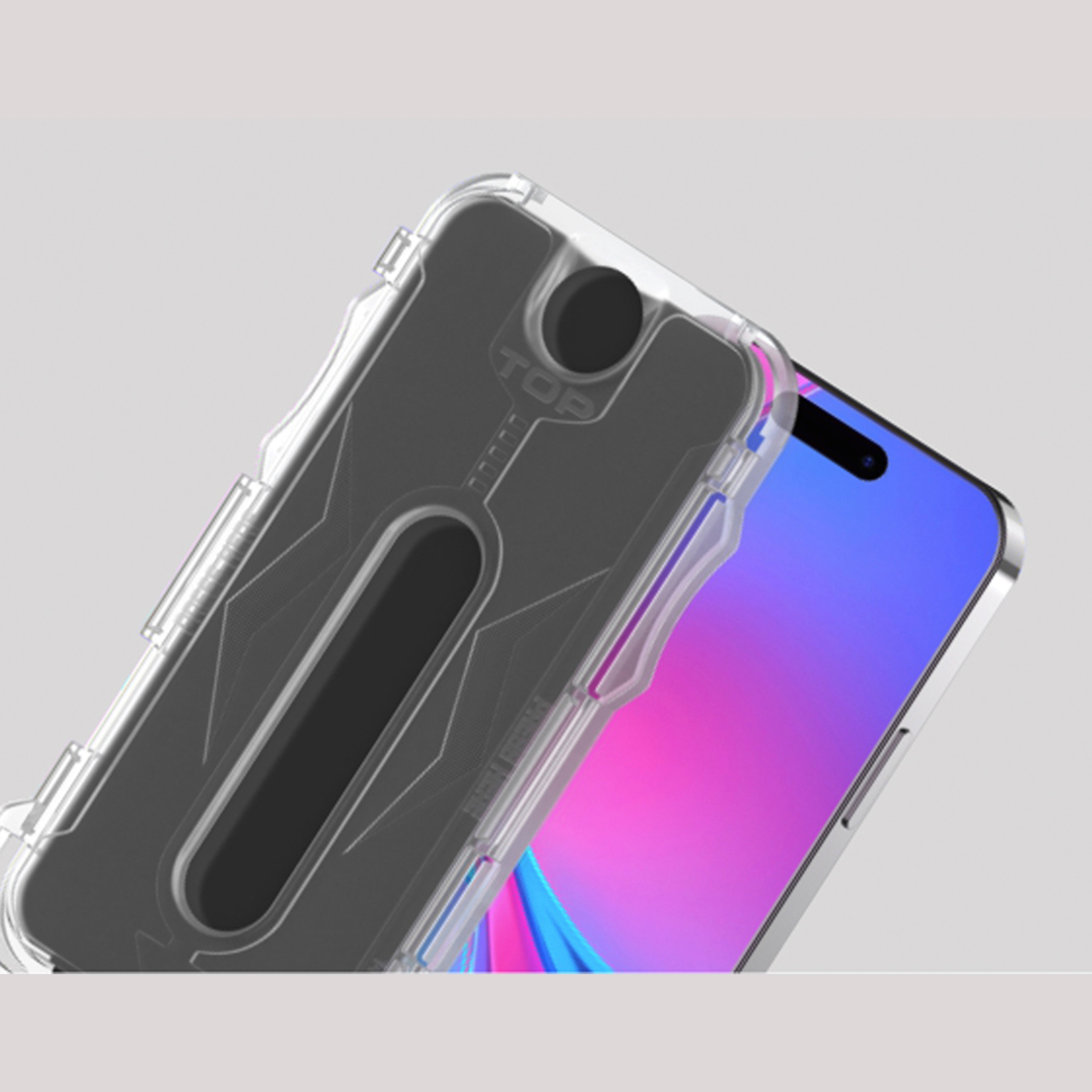 NEW-iPhone Kolay Kurulum 5D Magic Hayalet Cam Ekran Koruyucu