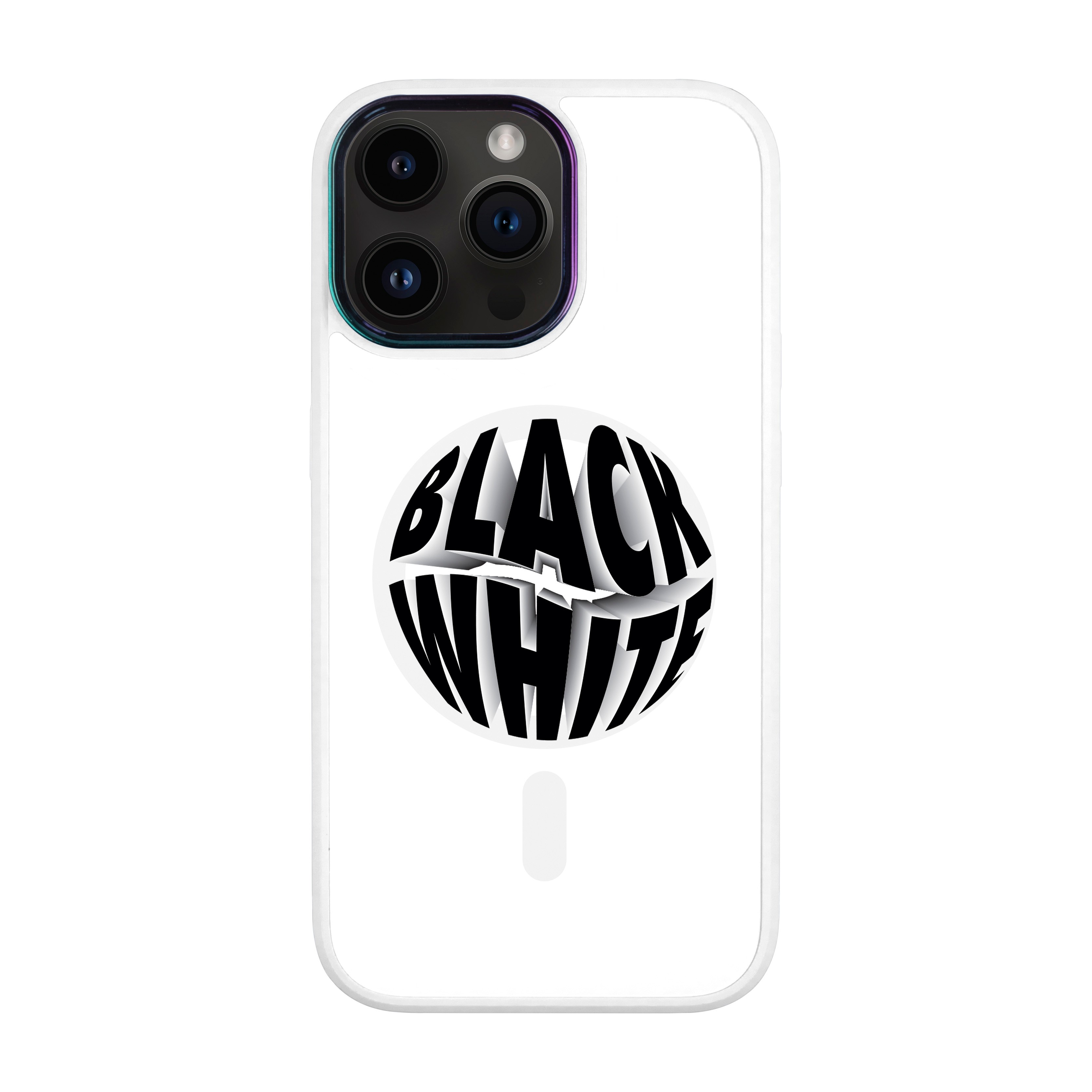 BLACK WHITE - iPhone Vigor Case with Magsafe