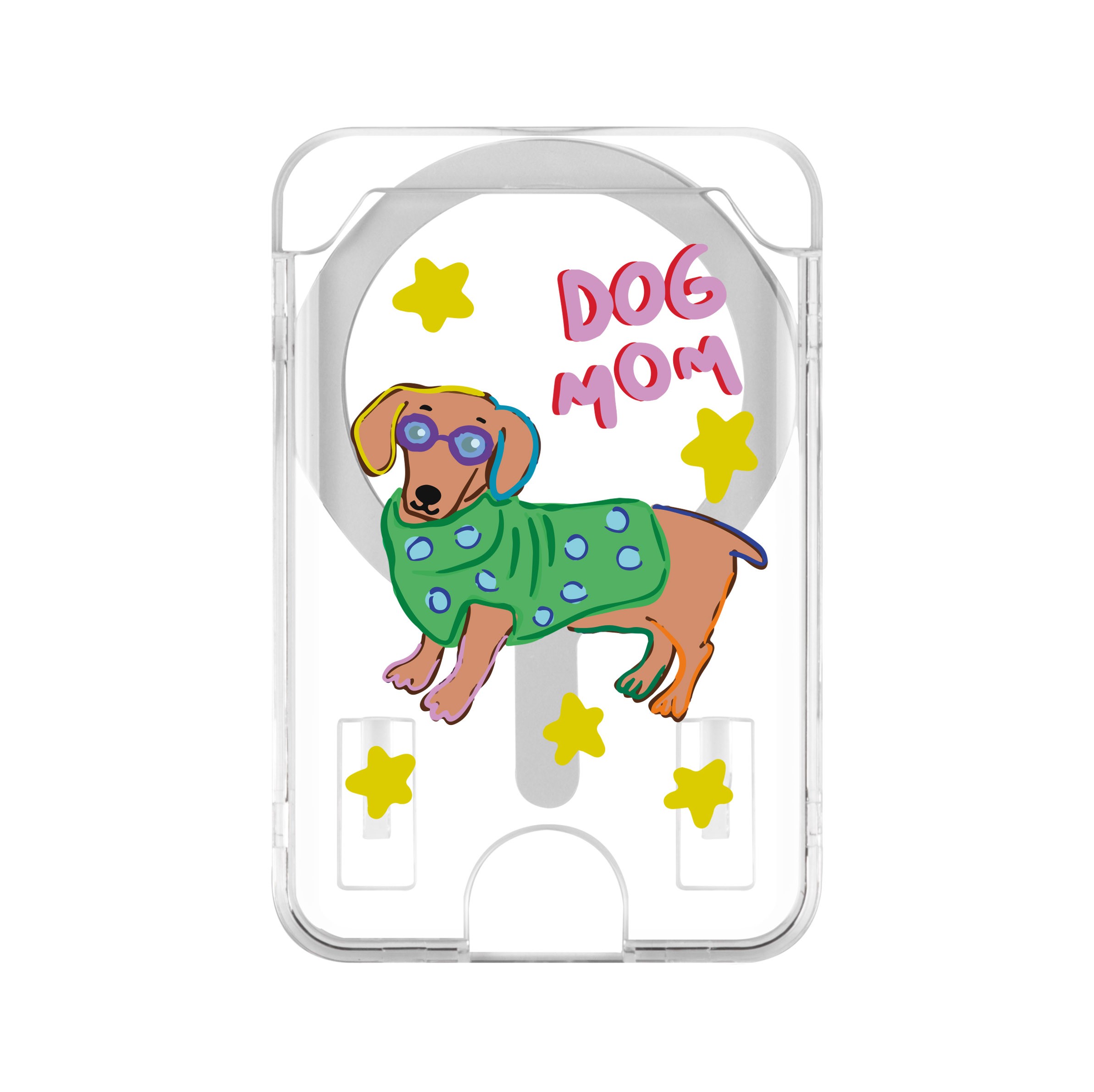 DOG MOM-Clear Kartlık