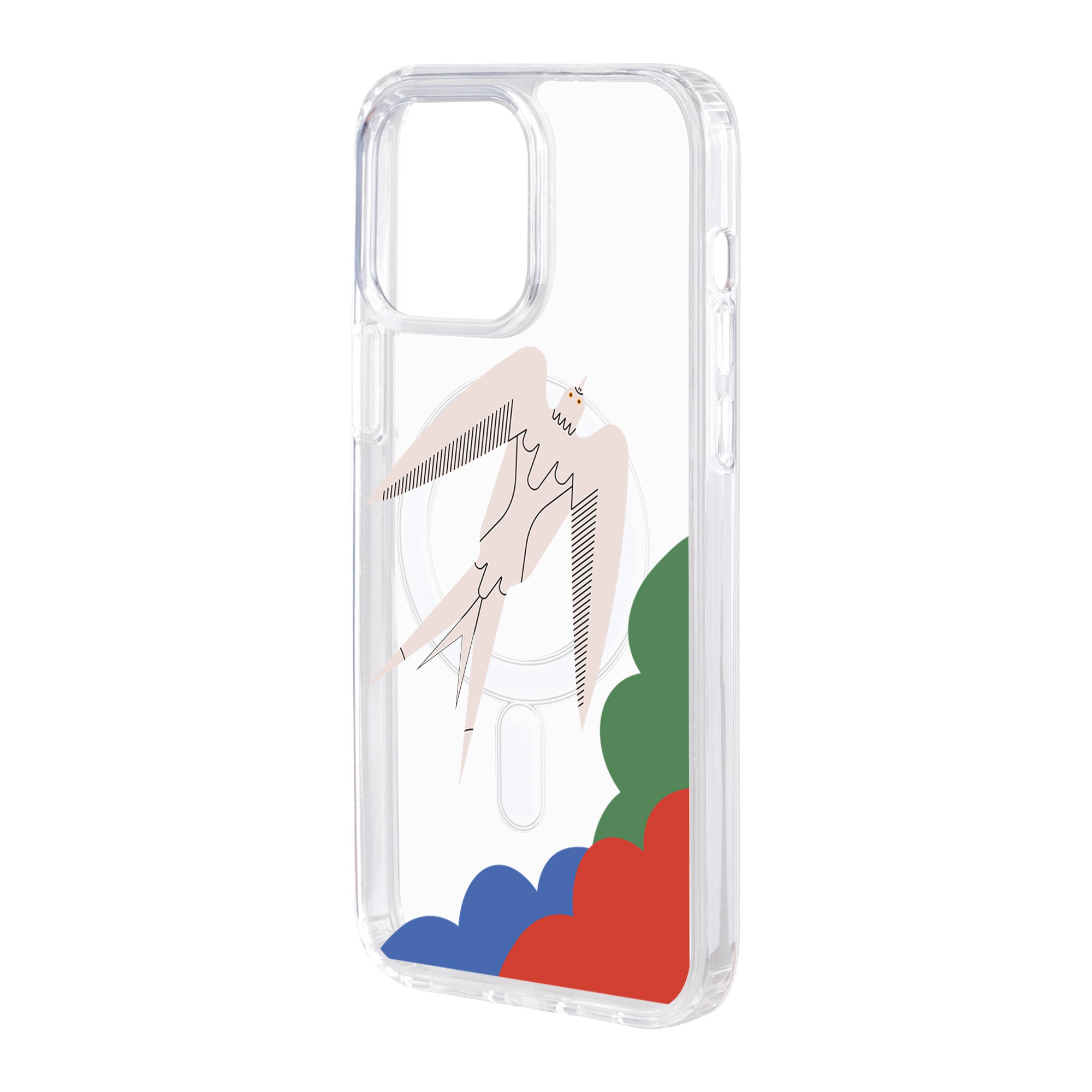 L’OISEAU LIBRE-iPhone Solid Kılıf MagSafe Özellikli