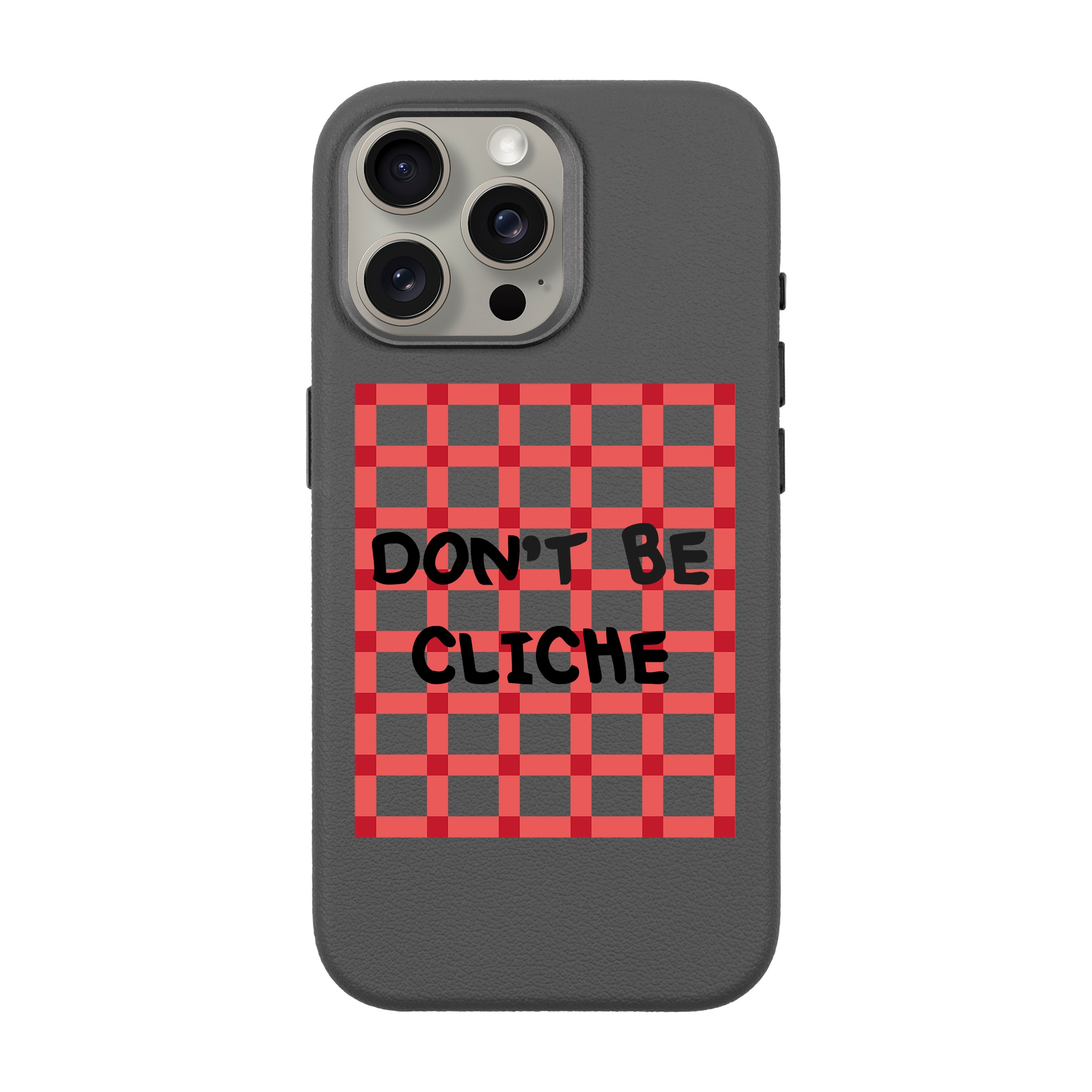 DON'T BE CLICHE-iPhone Leather 15 Premium Kılıf MagSafe Özellikli