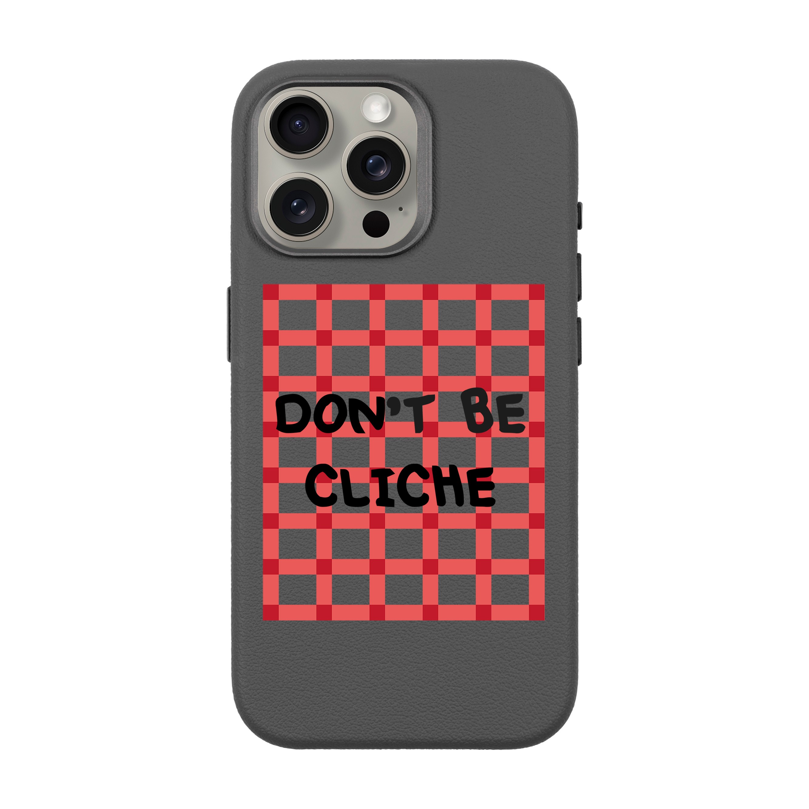 DON'T BE CLICHE-iPhone Leather 15 Premium Case with MagSafe