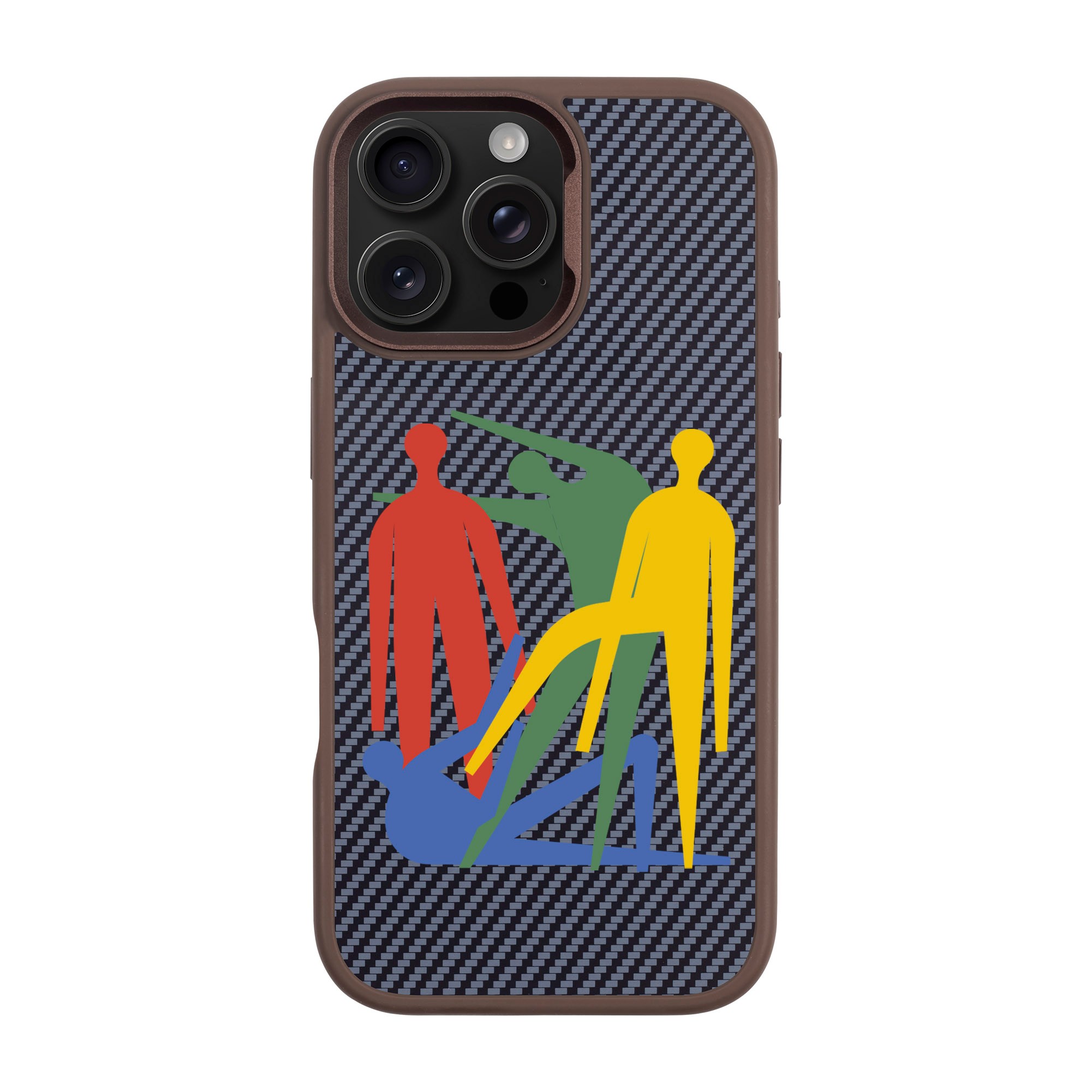 MANBOS-iPhone Plaid Kılıf MagSafe Özellikli