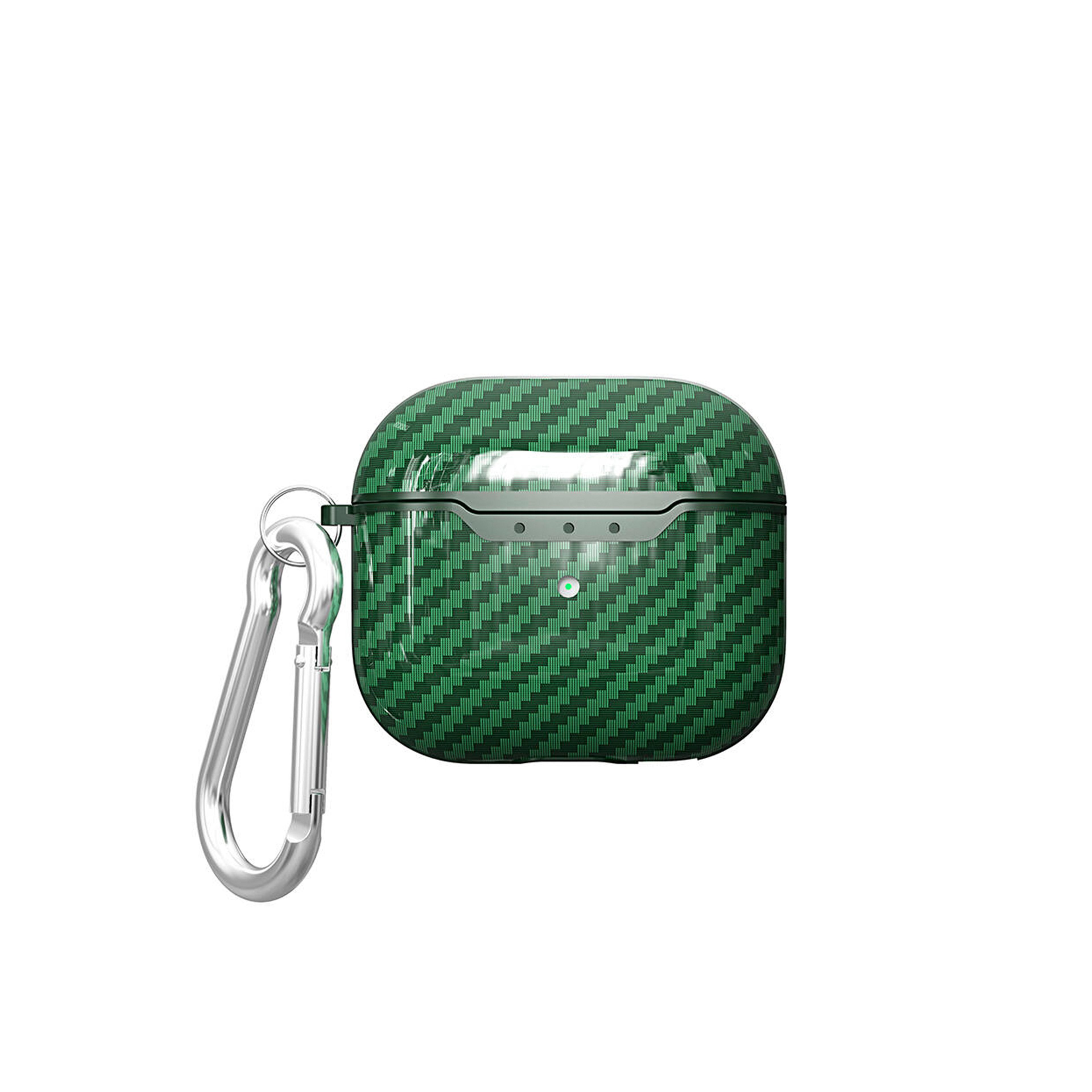 NEW-Apple AirPods Carbon Case - Yeşil