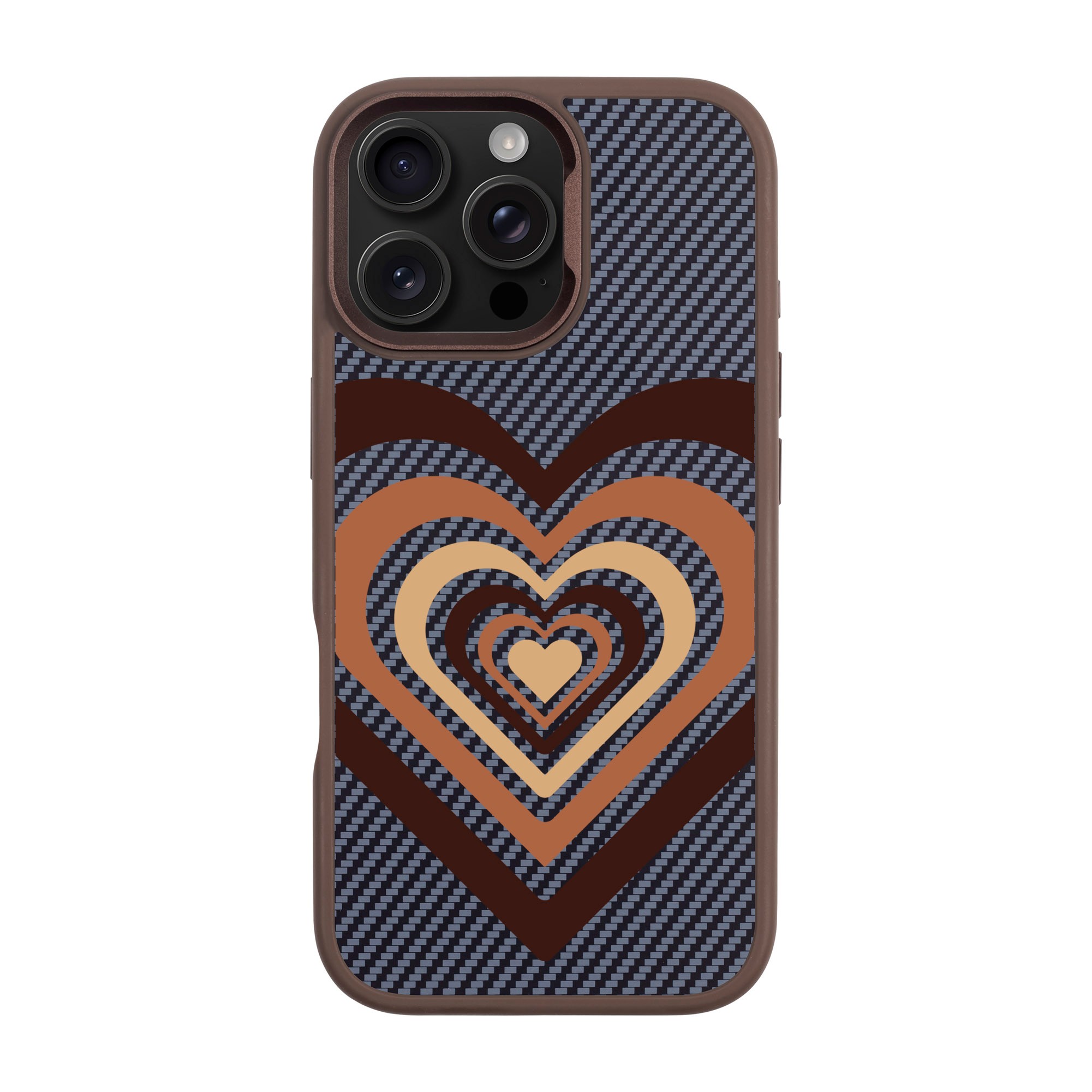 HEART-iPhone Plaid Kılıf MagSafe Özellikli