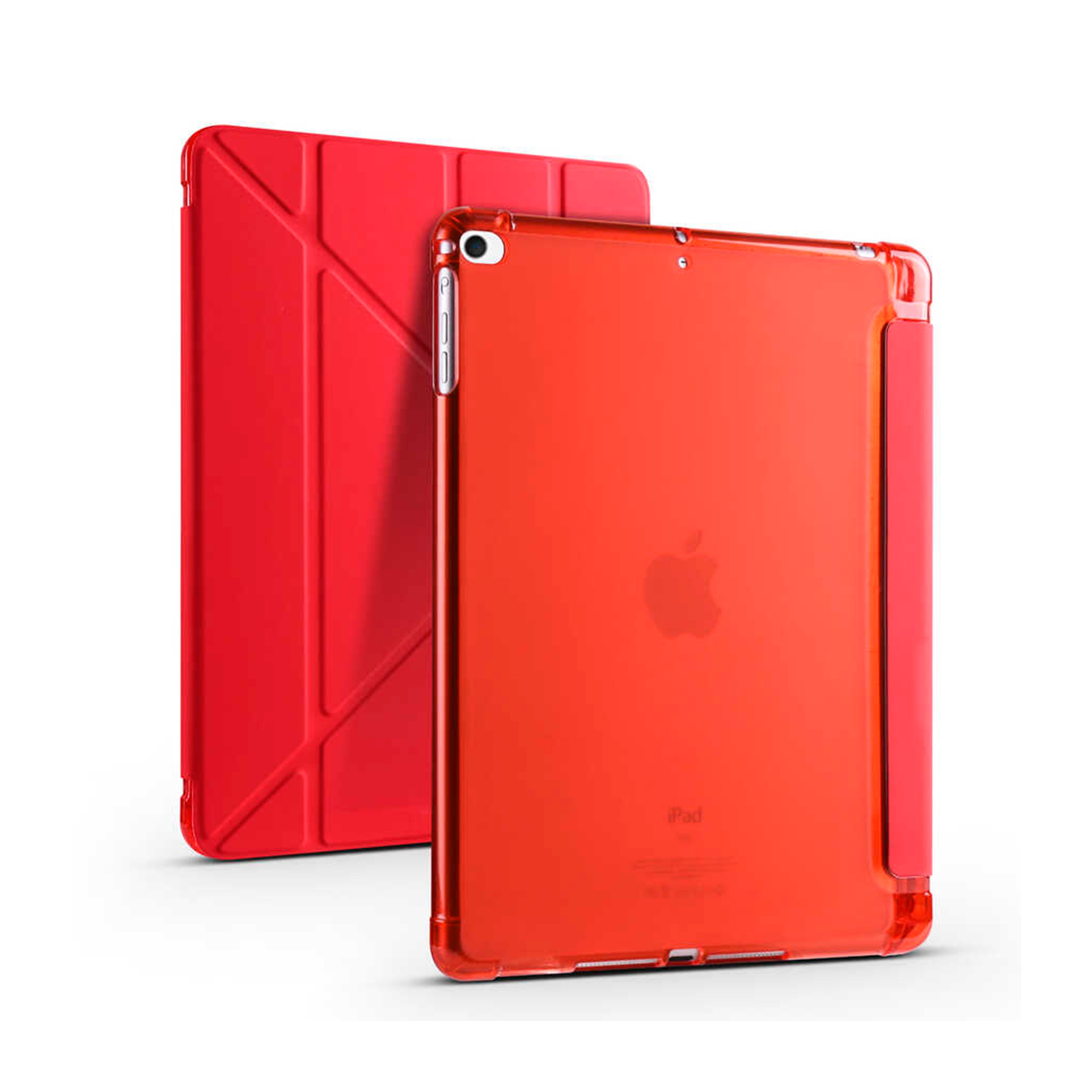 Apple iPad 6.Nesil 9.7 inç 2018-Trigon Folding Kalemlikli Standlı Kılıf